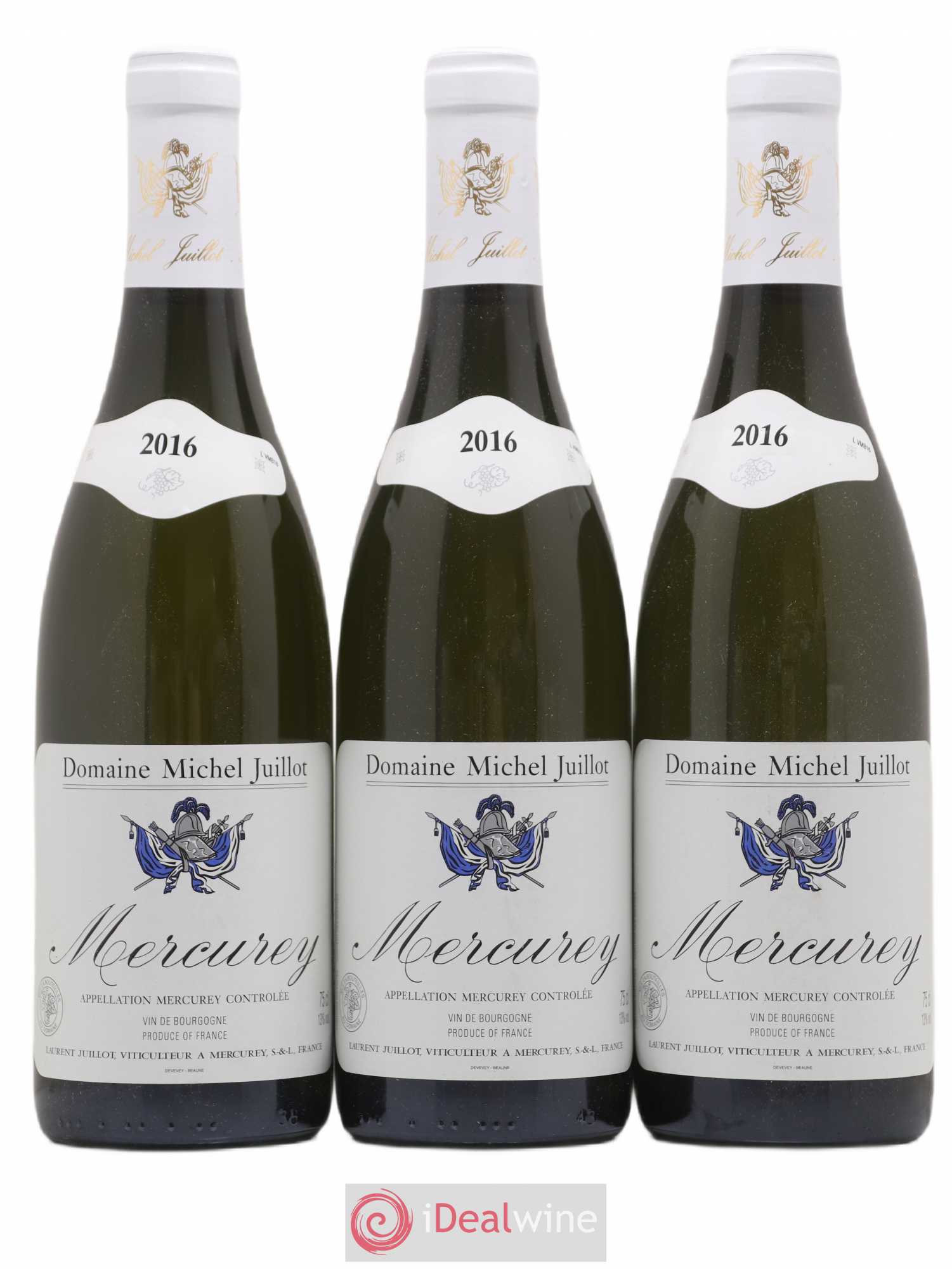 Mercurey Michel Juillot (Domaine) 2016 - Lot de 3 bouteilles - 0