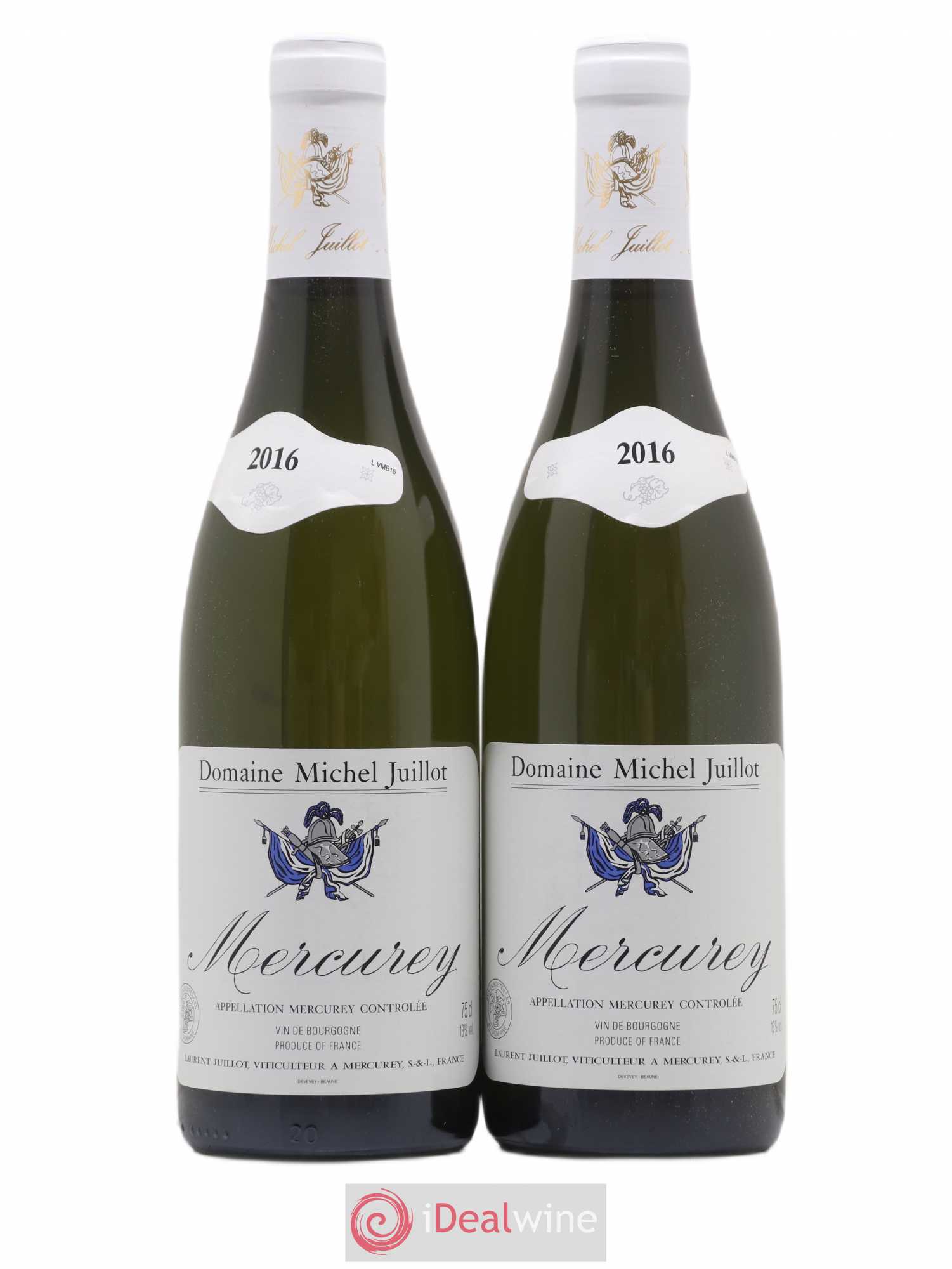 Mercurey Michel Juillot (Domaine) 2016 - Lot de 2 bouteilles - 0
