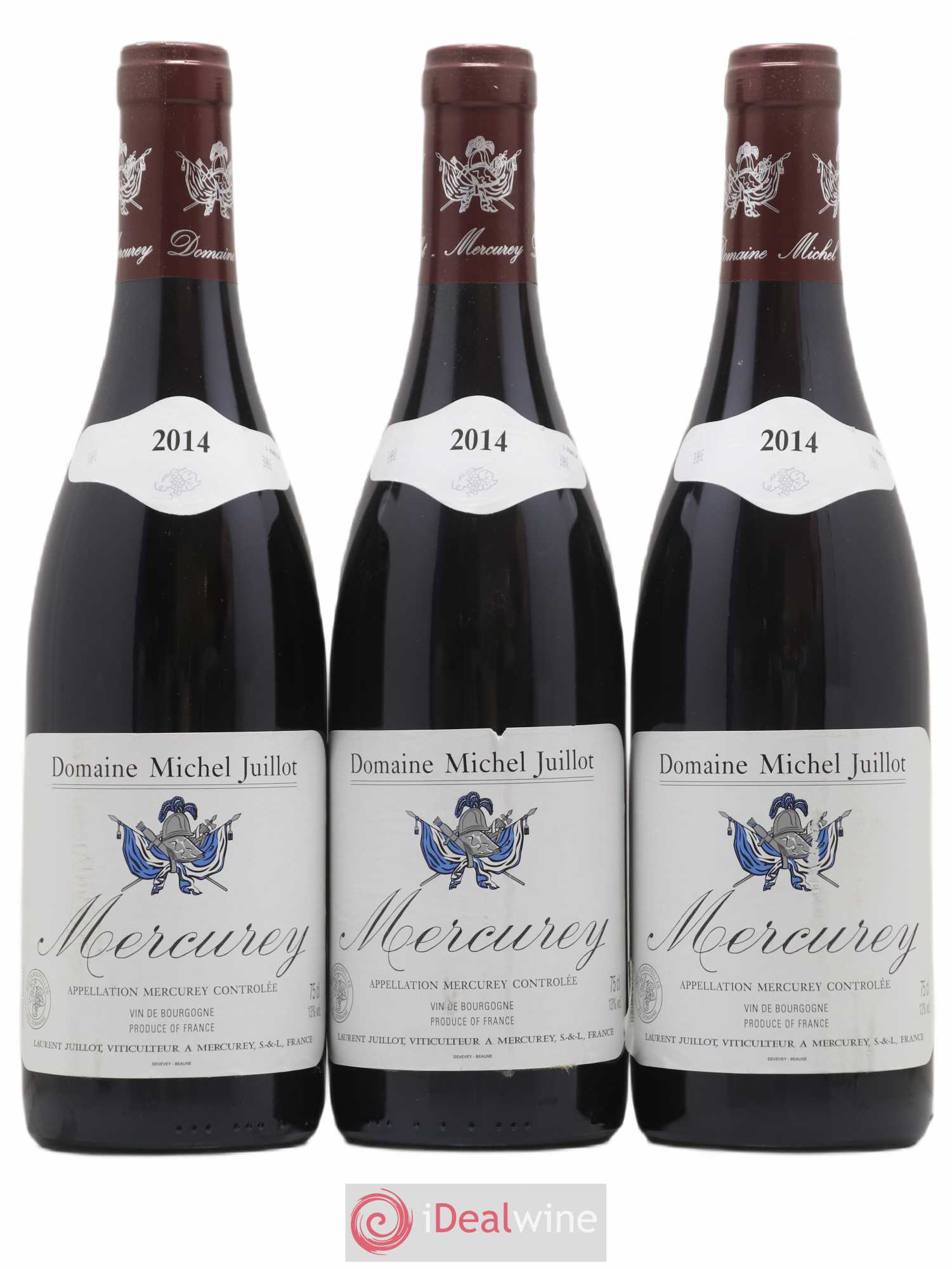 Mercurey Michel Juillot (Domaine) 2014 - Lot de 3 bouteilles - 0