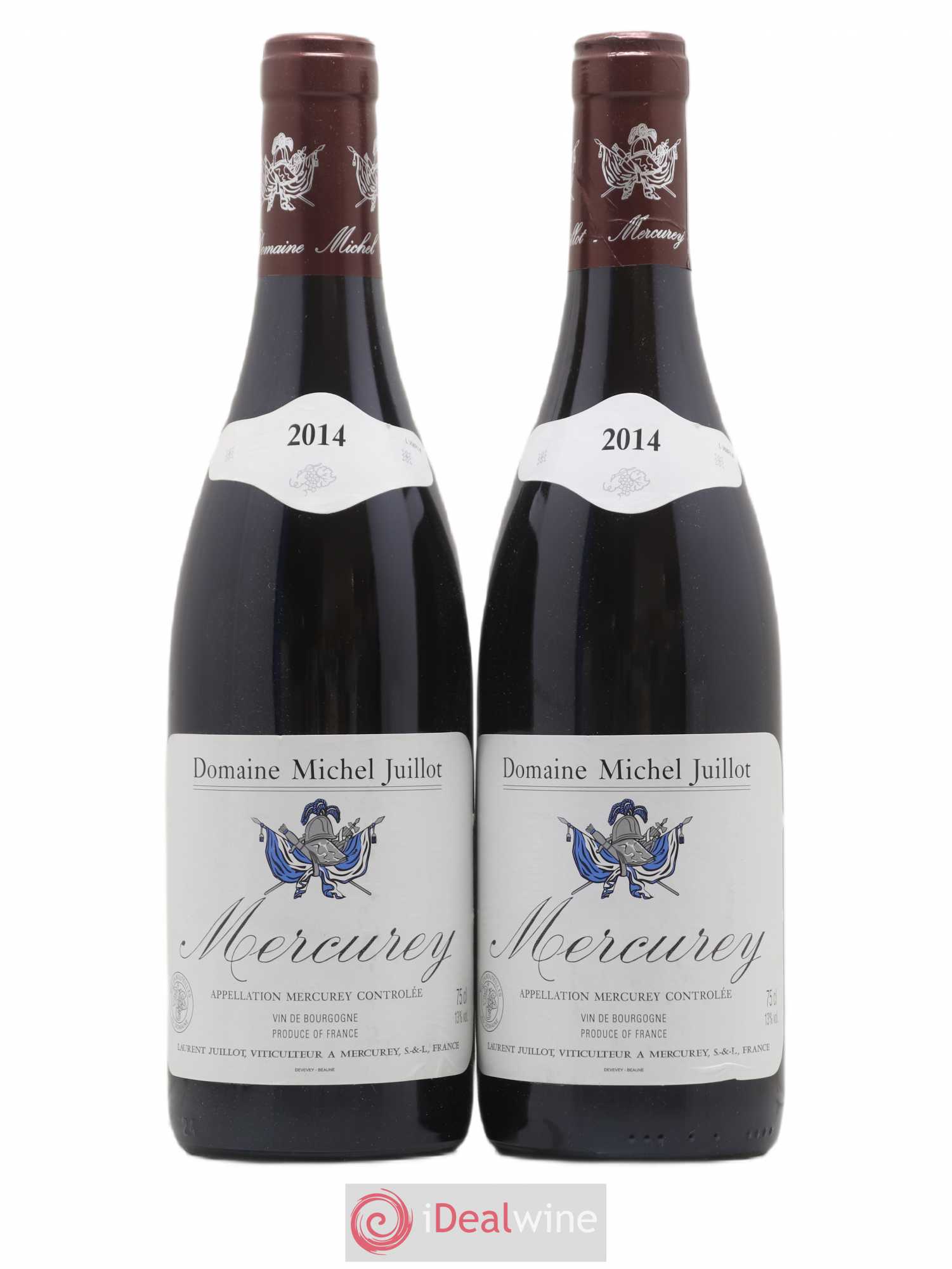 Mercurey Michel Juillot (Domaine) (sans prix de réserve) 2014 - Lot de 2 bouteilles - 0