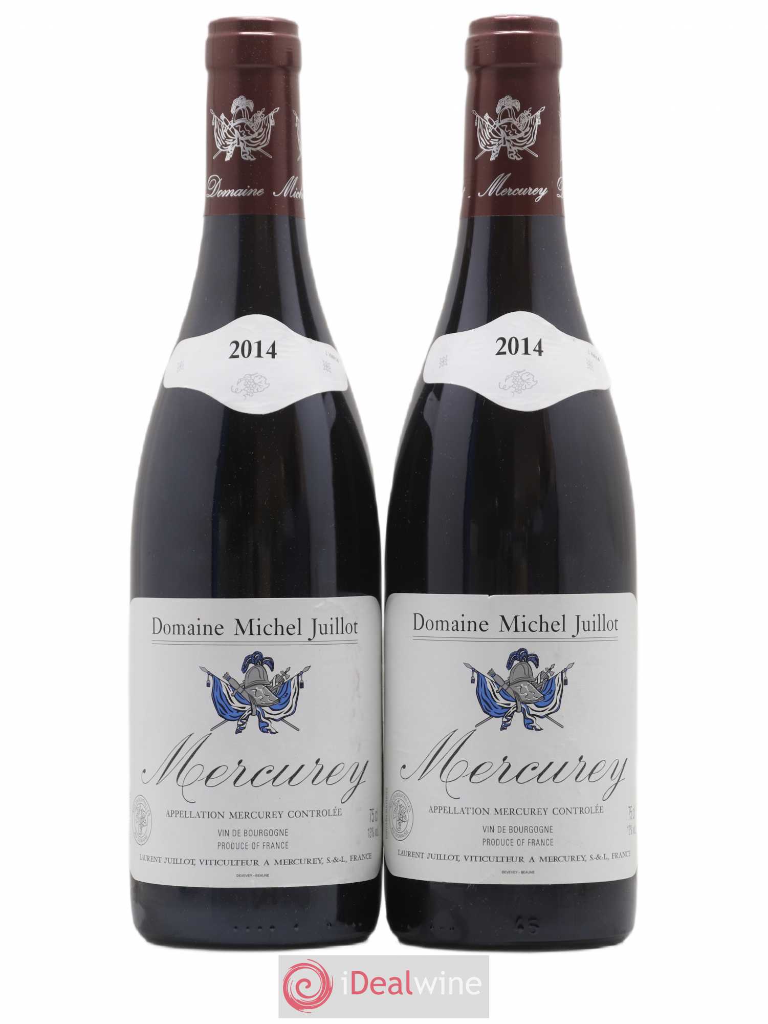 Mercurey Michel Juillot (Domaine) (sans prix de réserve) 2014 - Lot de 2 bouteilles - 0