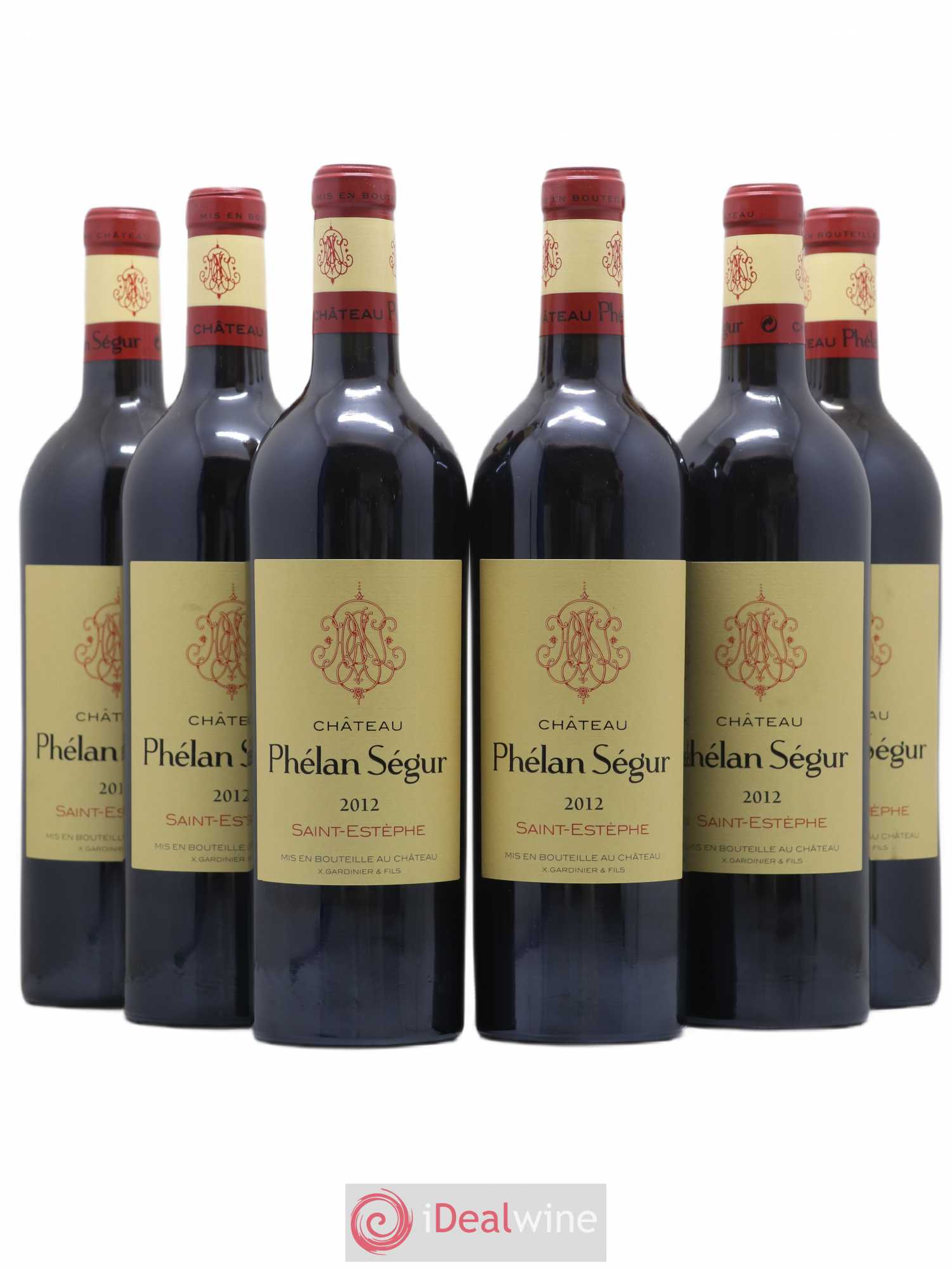 Château Phélan Ségur 2012 - Lot de 6 bouteilles - 0