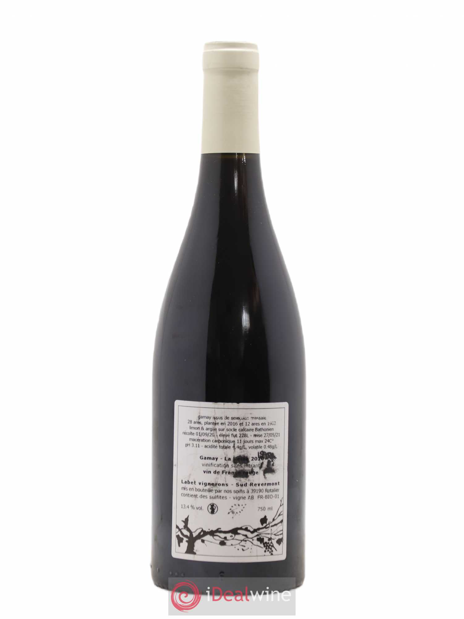 Vin de France Gamay La Reine Labet (Domaine) 2020 - Lot de 1 bouteille - 1
