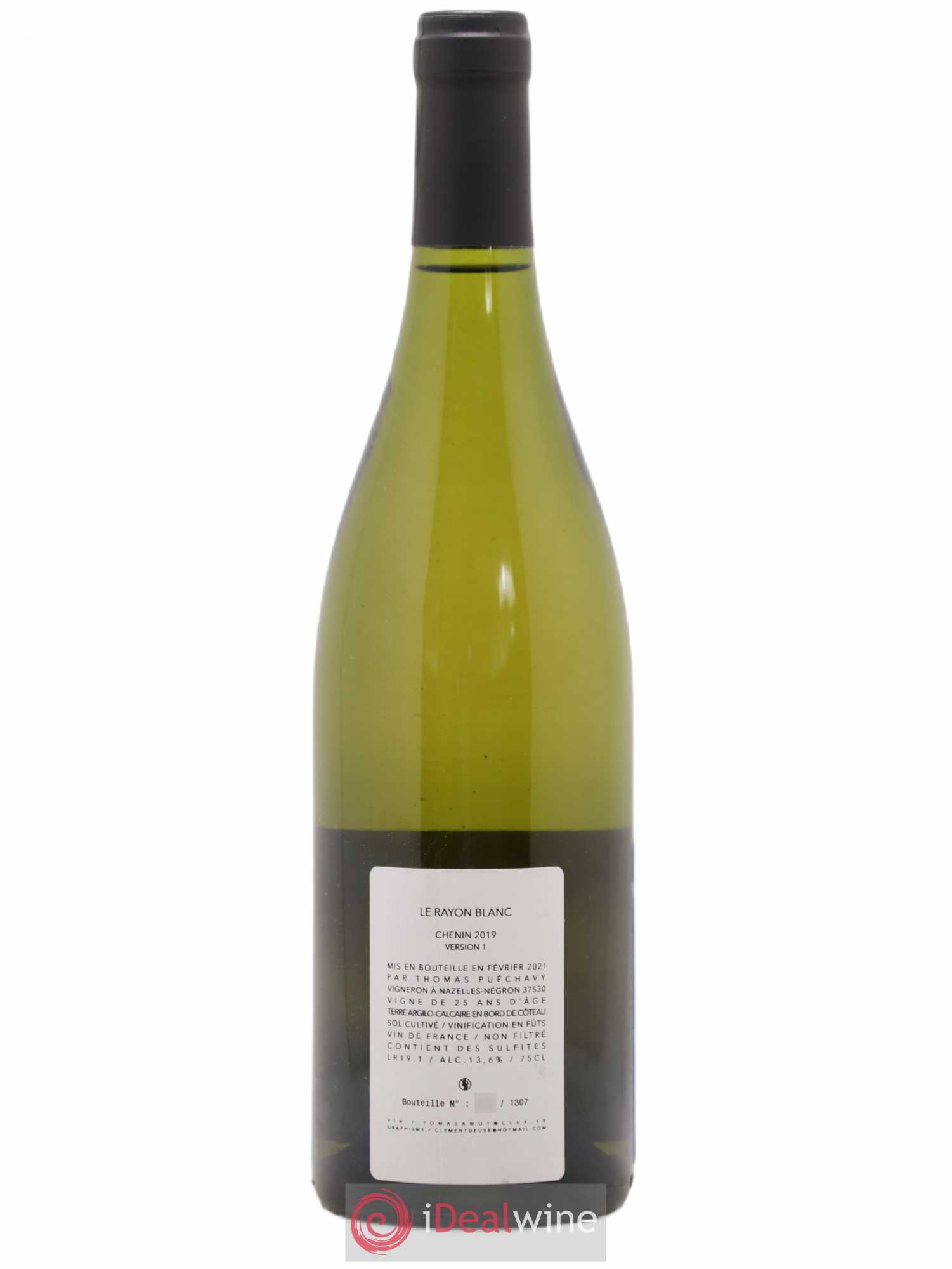 Vin de France Le Rayon Blanc Chenin Thomas Puèchavy 2019 - Lot of 1 bottle - 1