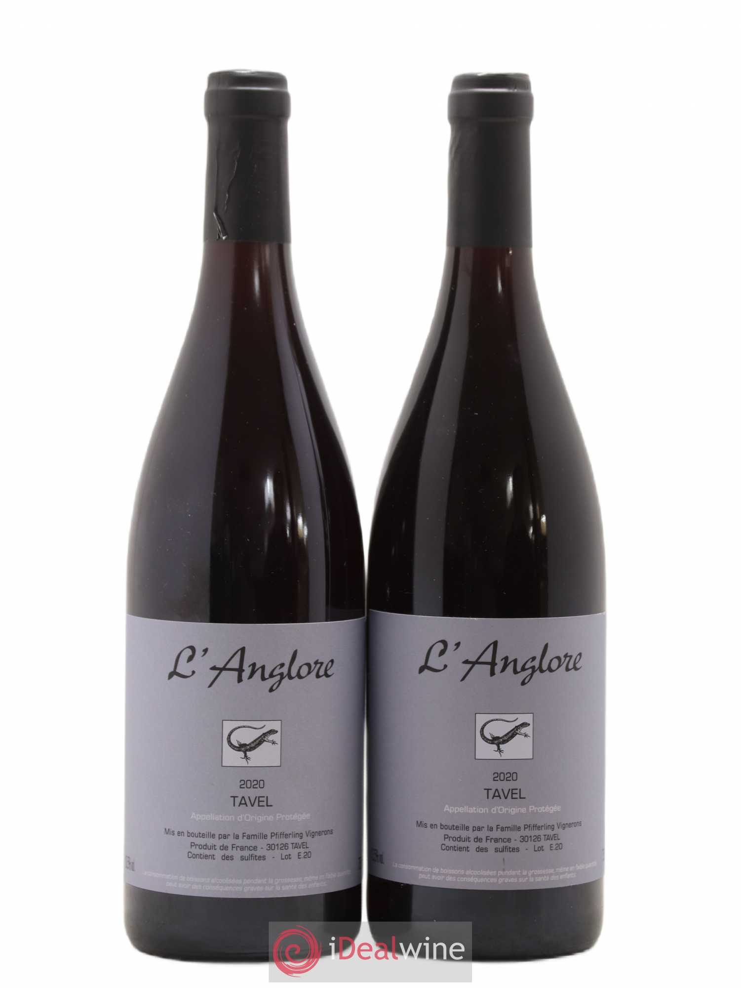 Tavel L'Anglore 2020 - Lot de 2 bouteilles - 0