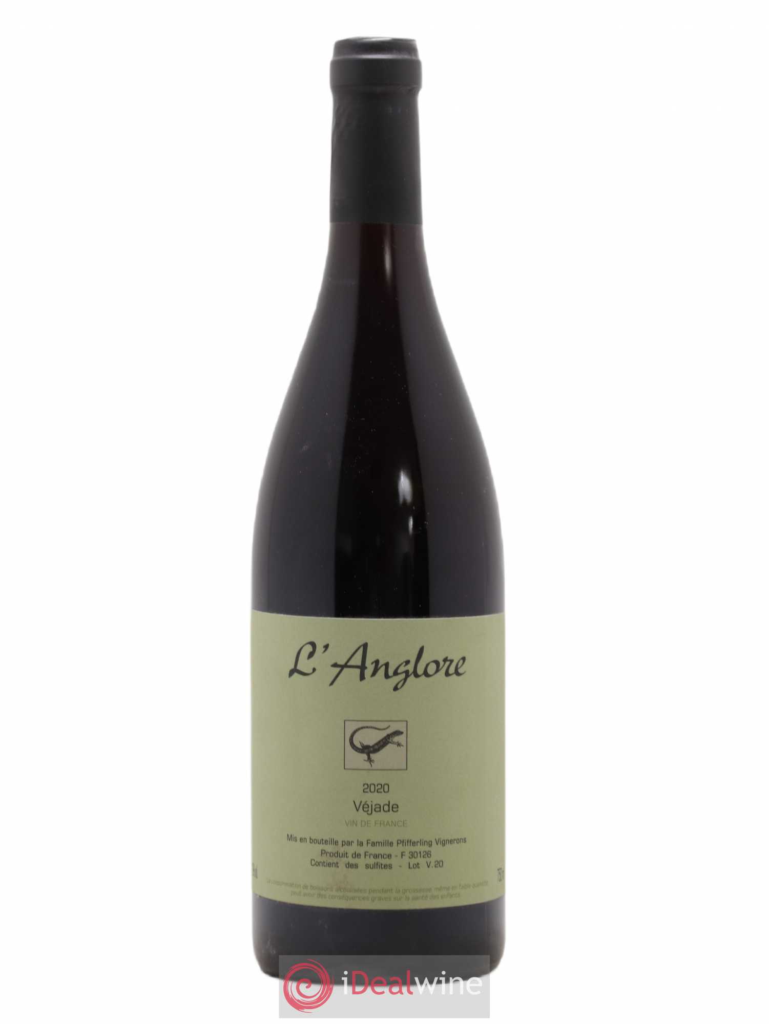 Vin de France Véjade L'Anglore 2020 - Lot de 1 bouteille - 0
