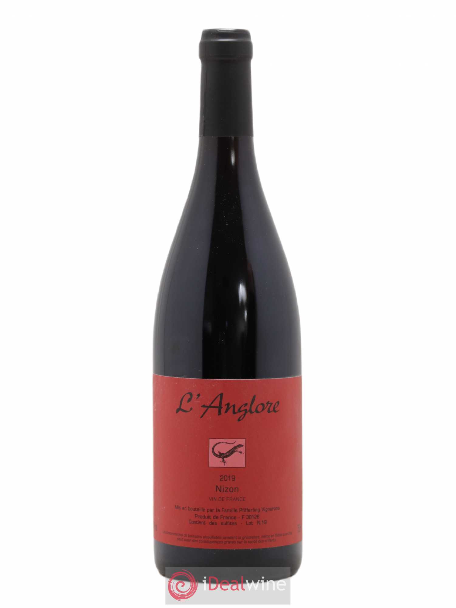 Vin de France Nizon L'Anglore 2019 - Lot de 1 bouteille - 0
