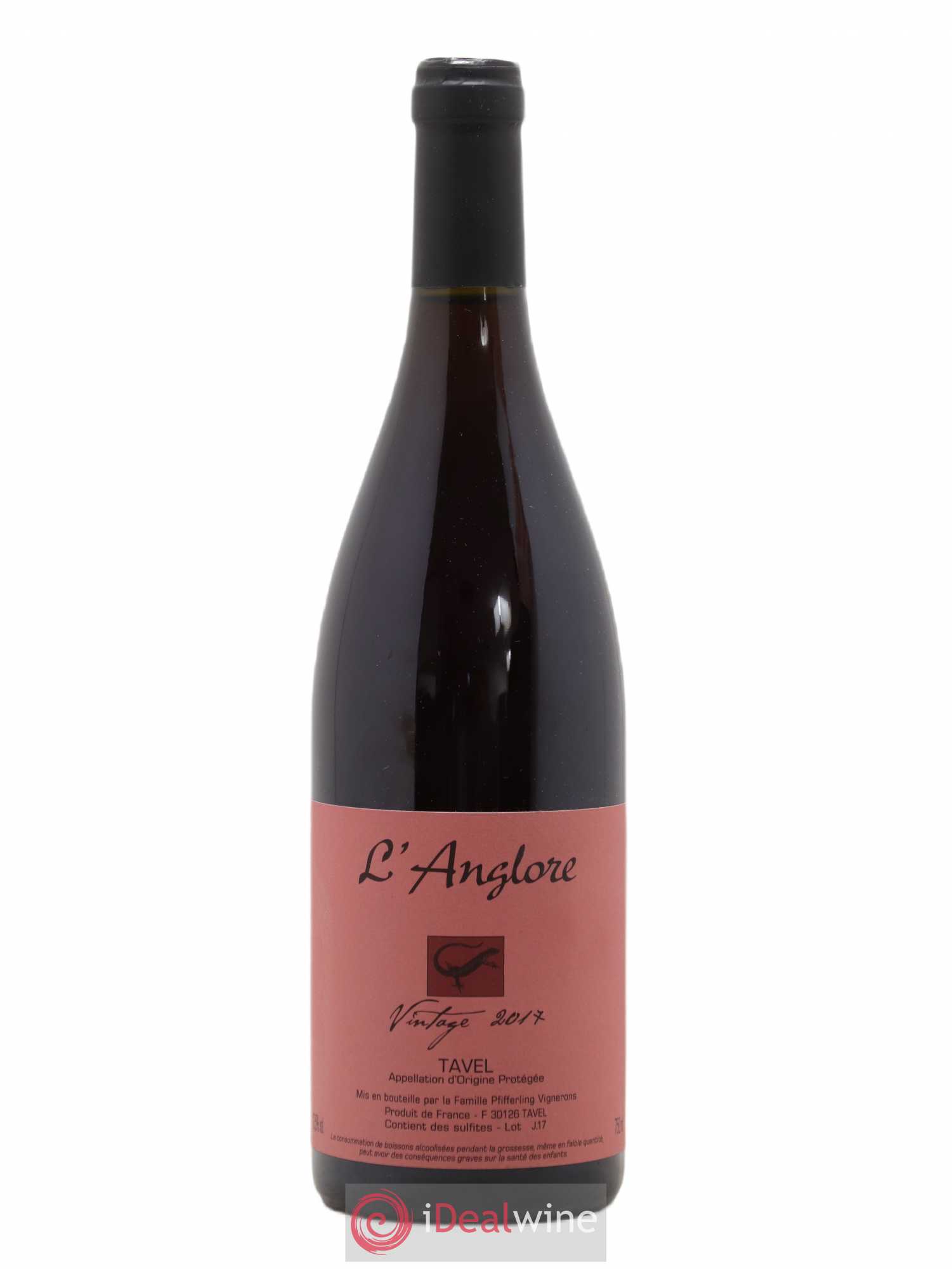 Tavel Vintage L'Anglore 2017 - Lot de 1 bouteille - 0