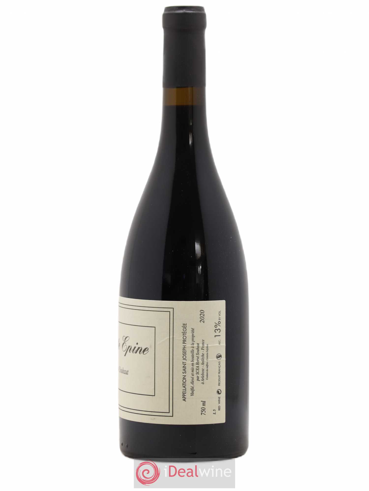 Saint-Joseph Sainte Epine Hervé Souhaut - Domaine Romaneaux-Destezet 2020 - Lot de 1 bouteille - 1