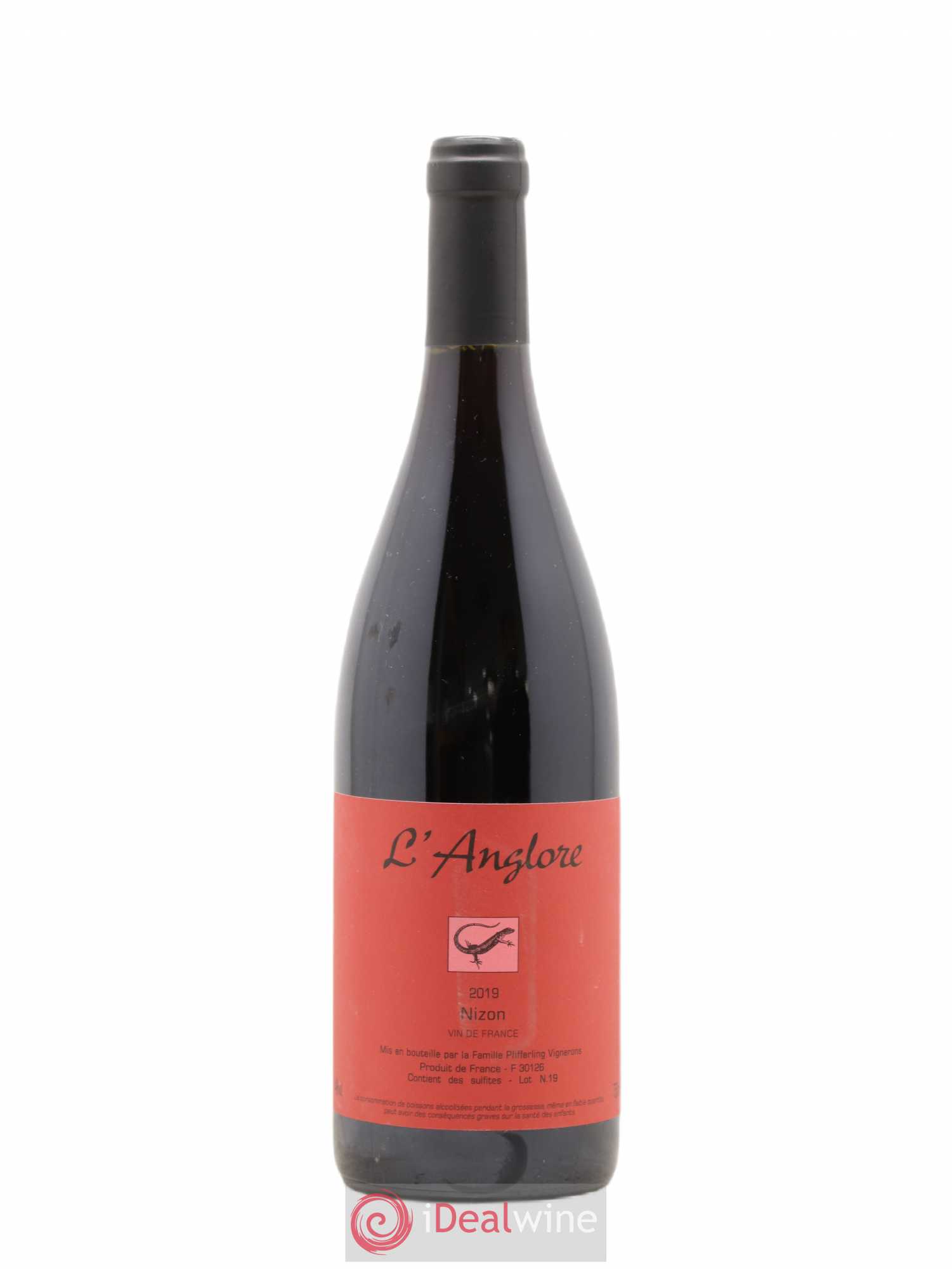 Vin de France Nizon L'Anglore 2019 - Lot de 1 bouteille - 0