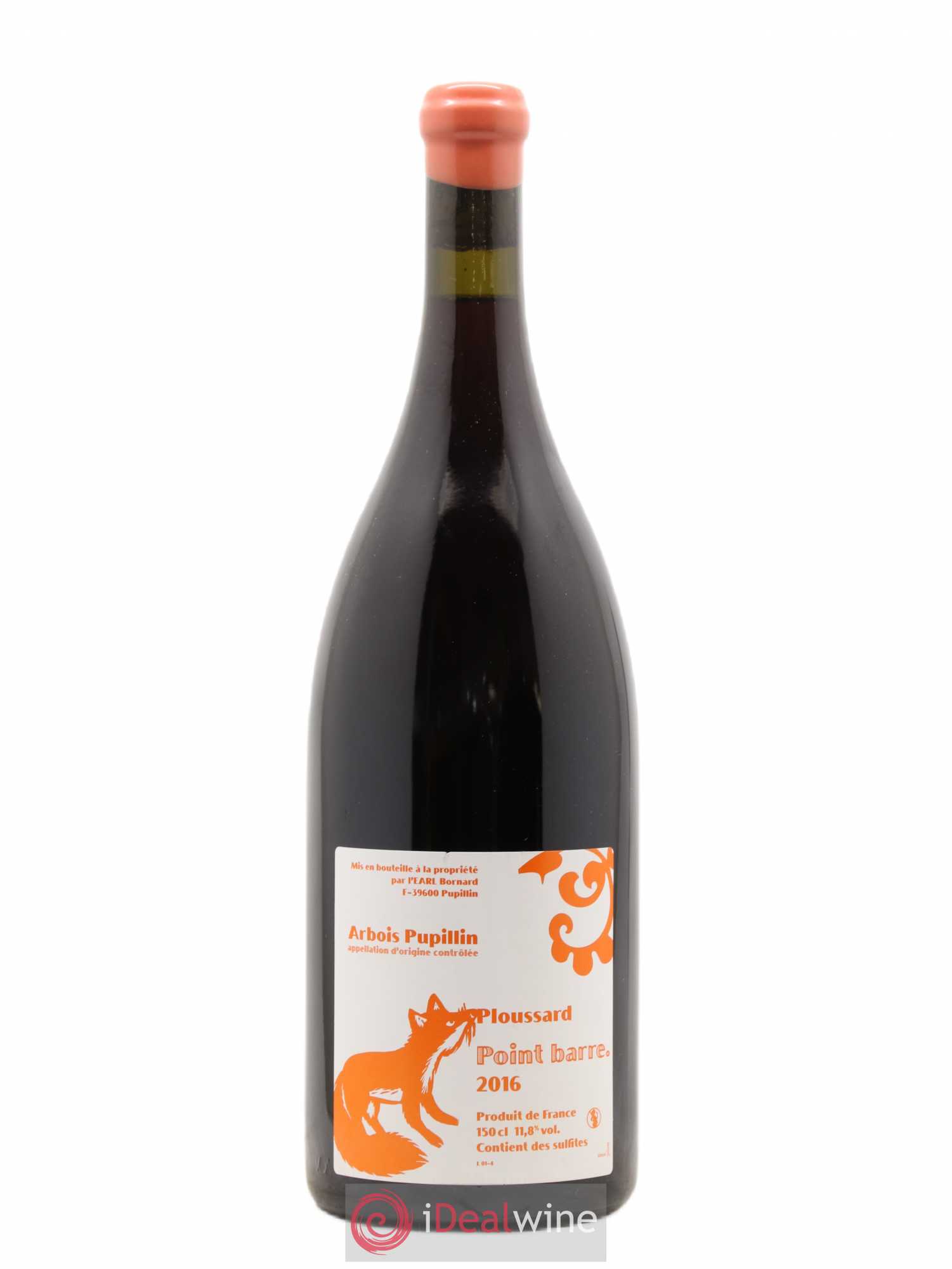 Arbois-Pupillin Ploussard Point Barre Bornard 2016 - Lot de 1 magnum - 0