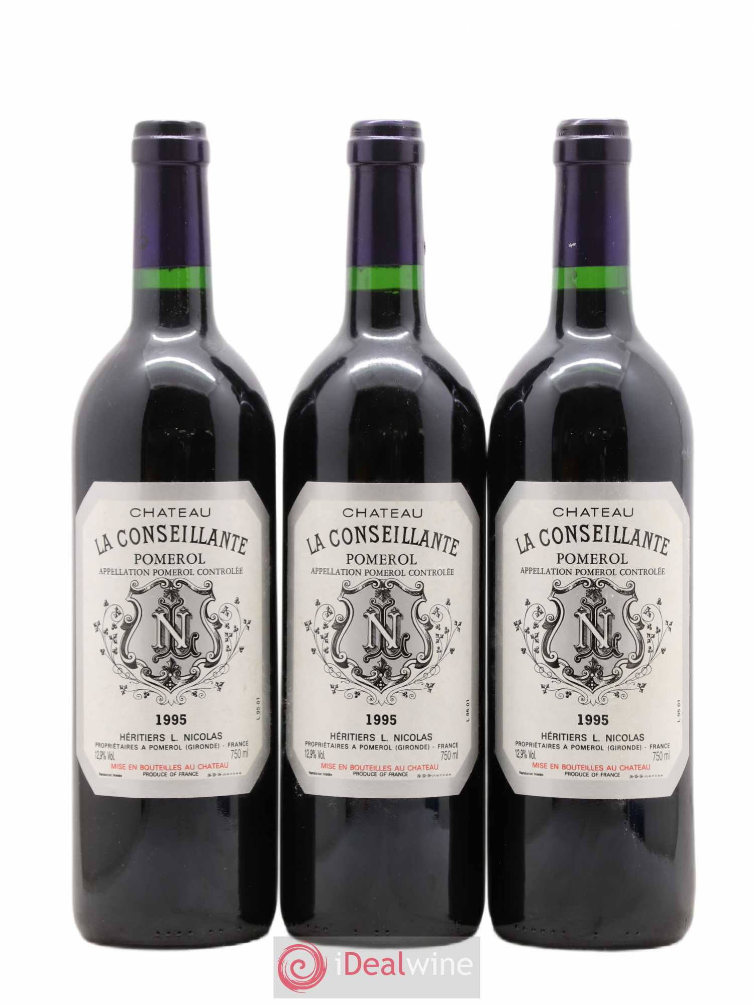 Château la Conseillante 1995 - Lot de 6 bouteilles - 1