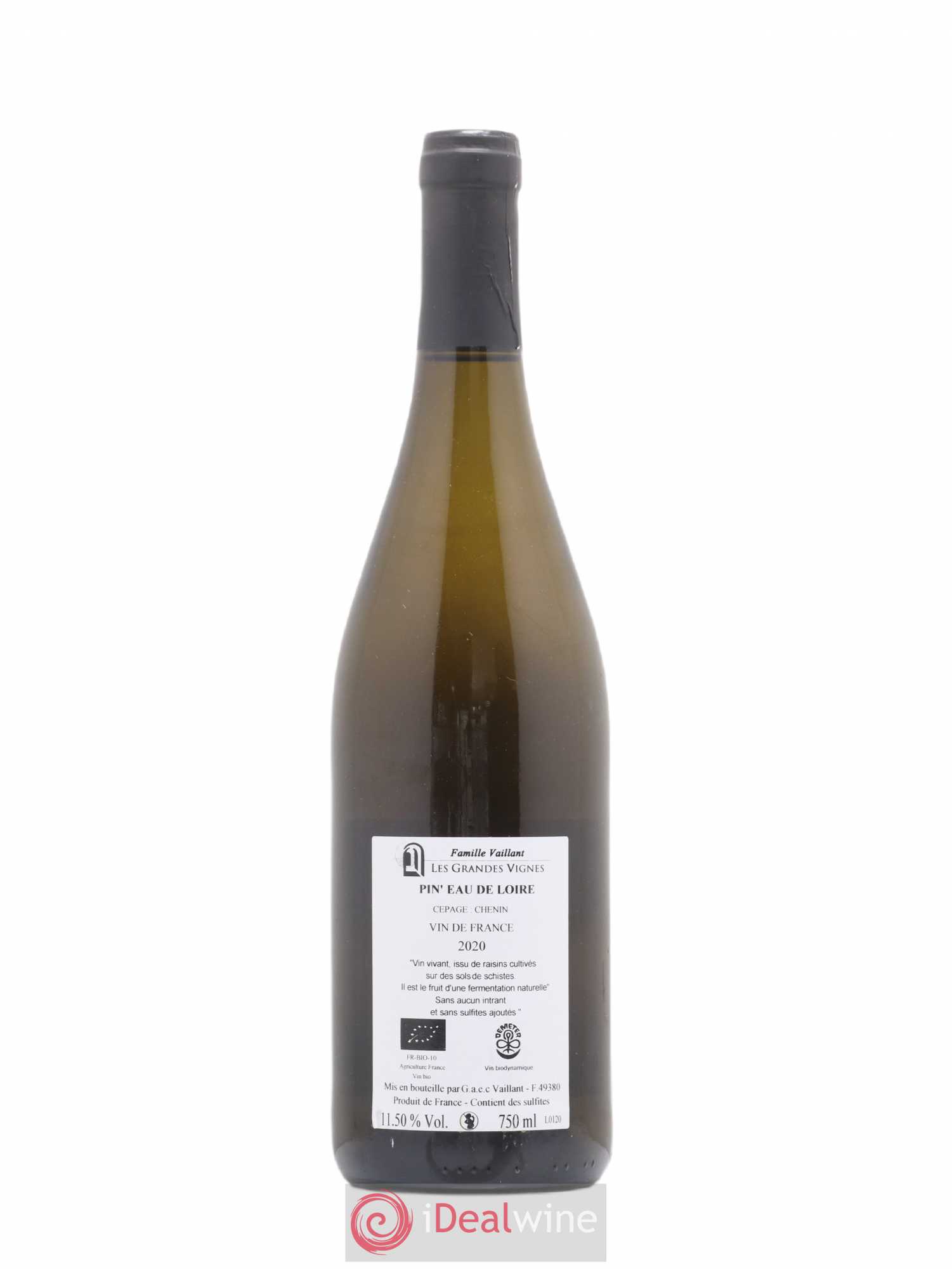 Vin de France Pin Eau de Loire Les Grandes Vignes (sans prix de réserve) 2020 - Posten von 1 Flasche - 1