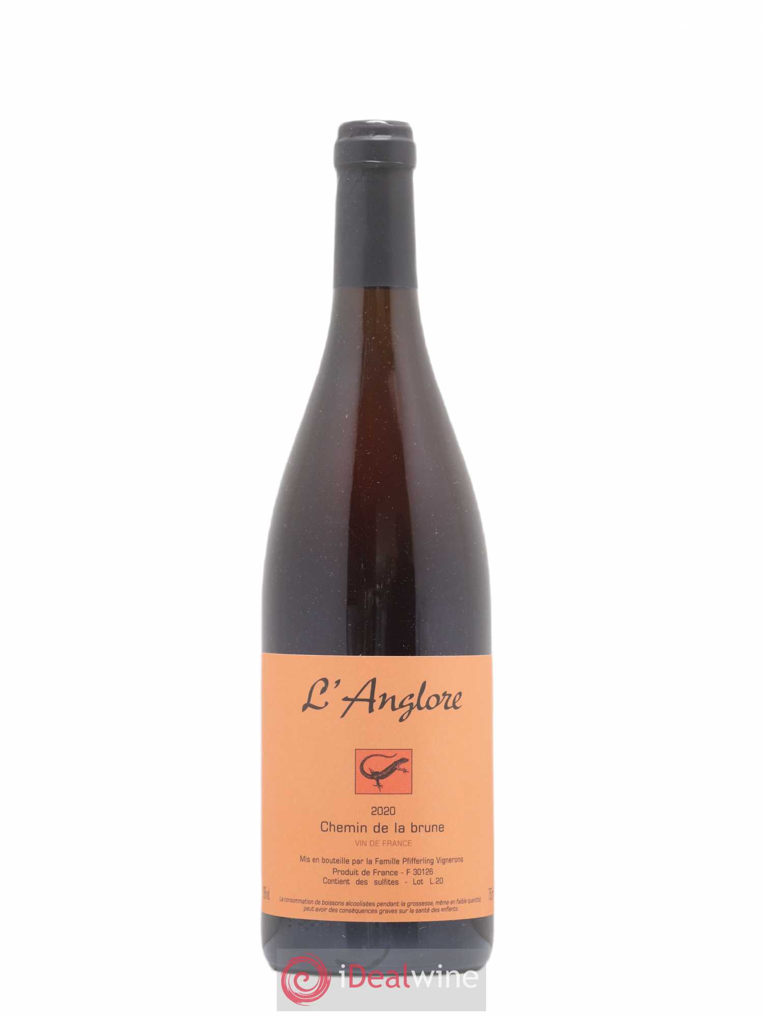 Vin de France Chemin de la brune L'Anglore 2020 - Lot de 1 bouteille - 0