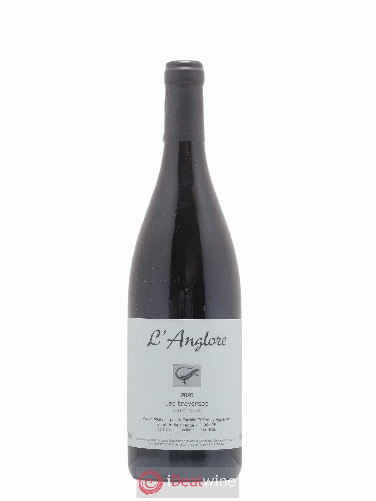 Vin de France Les Traverses L'Anglore 2020 - Lot de 1 bouteille - 0