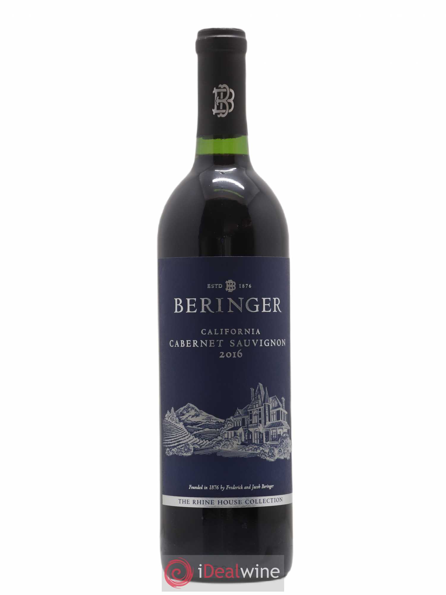 USA Beringer Rhine House California Cabernet Sauvignon (sans prix de réserve) 2016 - Lot de 1 bouteille - 0
