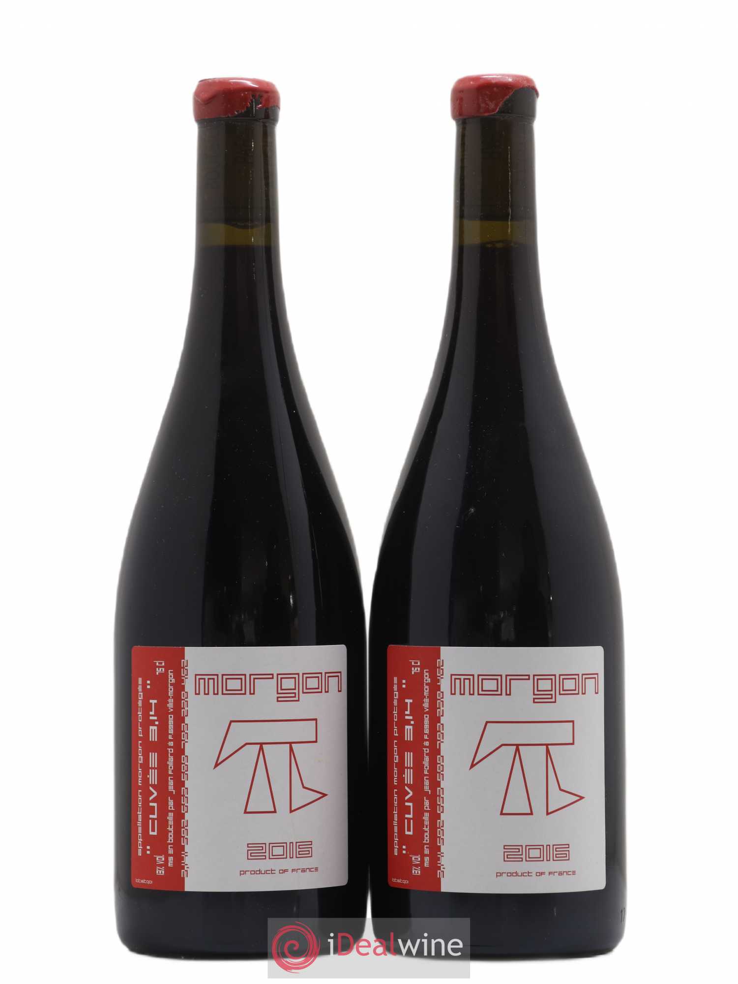 Morgon 3.14 Jean Foillard 2016 - Lot de 2 bouteilles - 0