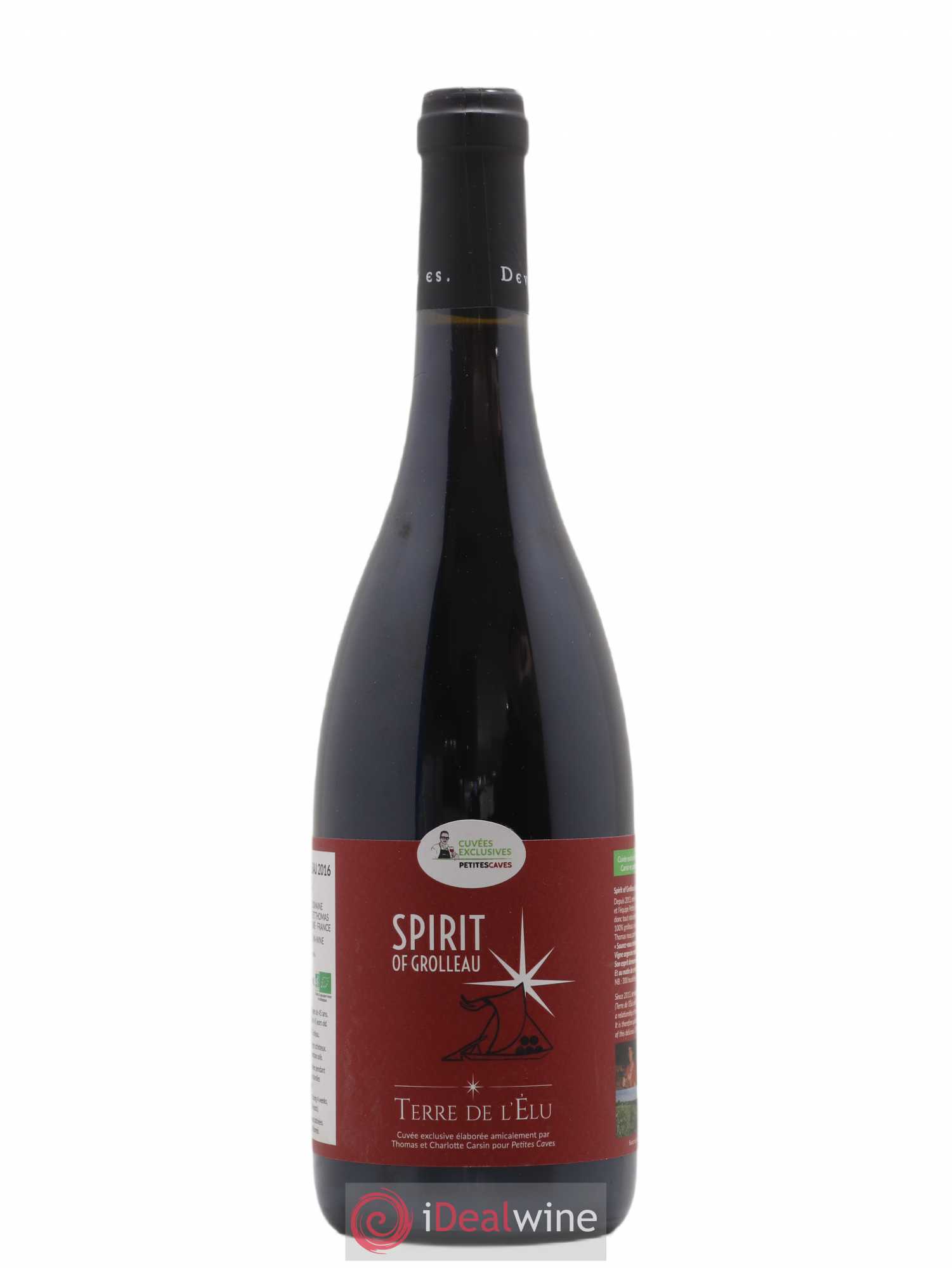 Val de Loire Spirit of Grolleau Terre de l'Elu (sans prix de réserve) 2016 - Posten von 1 Flasche - 0