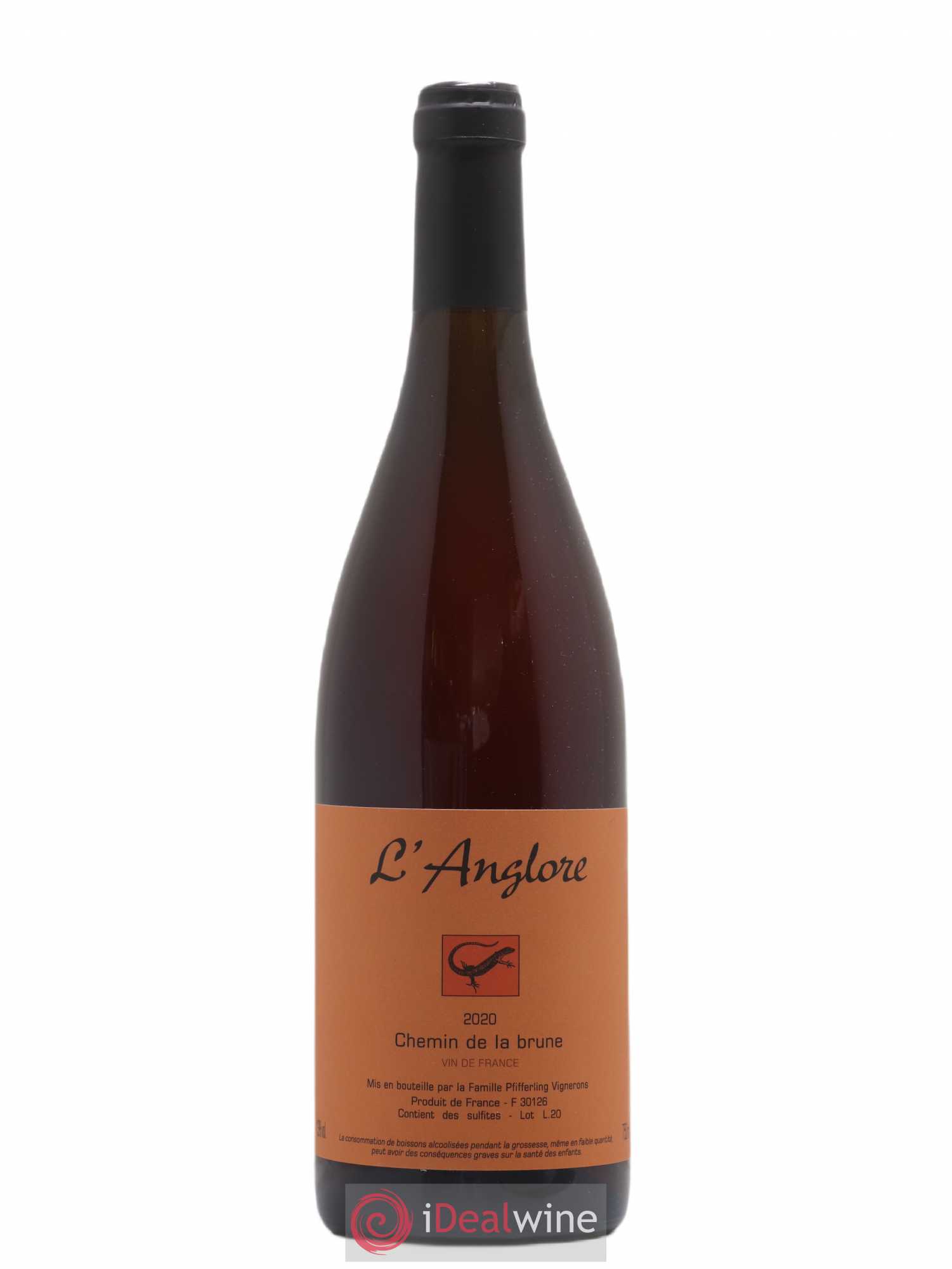 Vin de France Chemin de la brune L'Anglore 2020 - Lot de 1 bouteille - 0