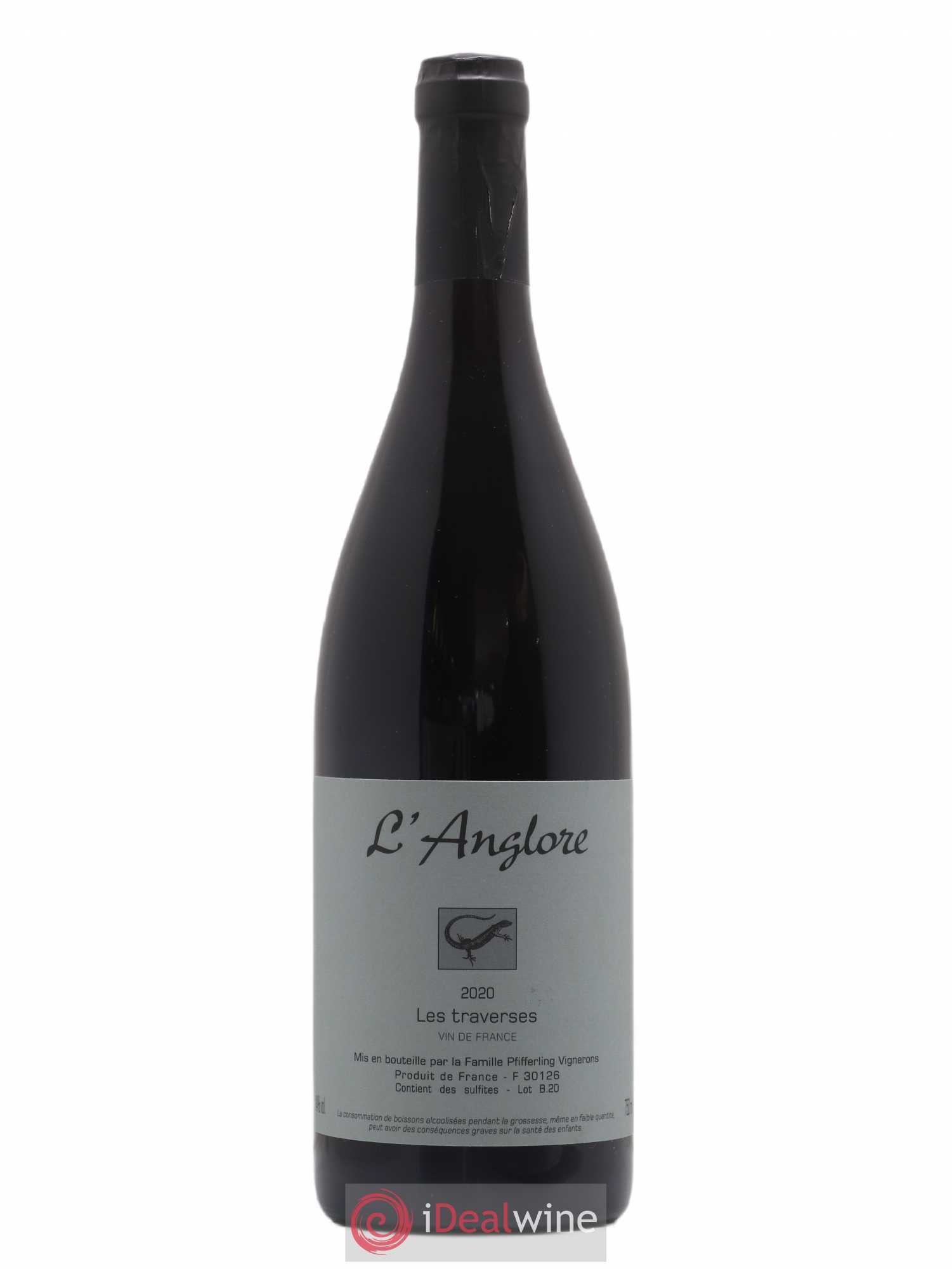 Vin de France Les Traverses L'Anglore 2020 - Lot de 1 bouteille - 0
