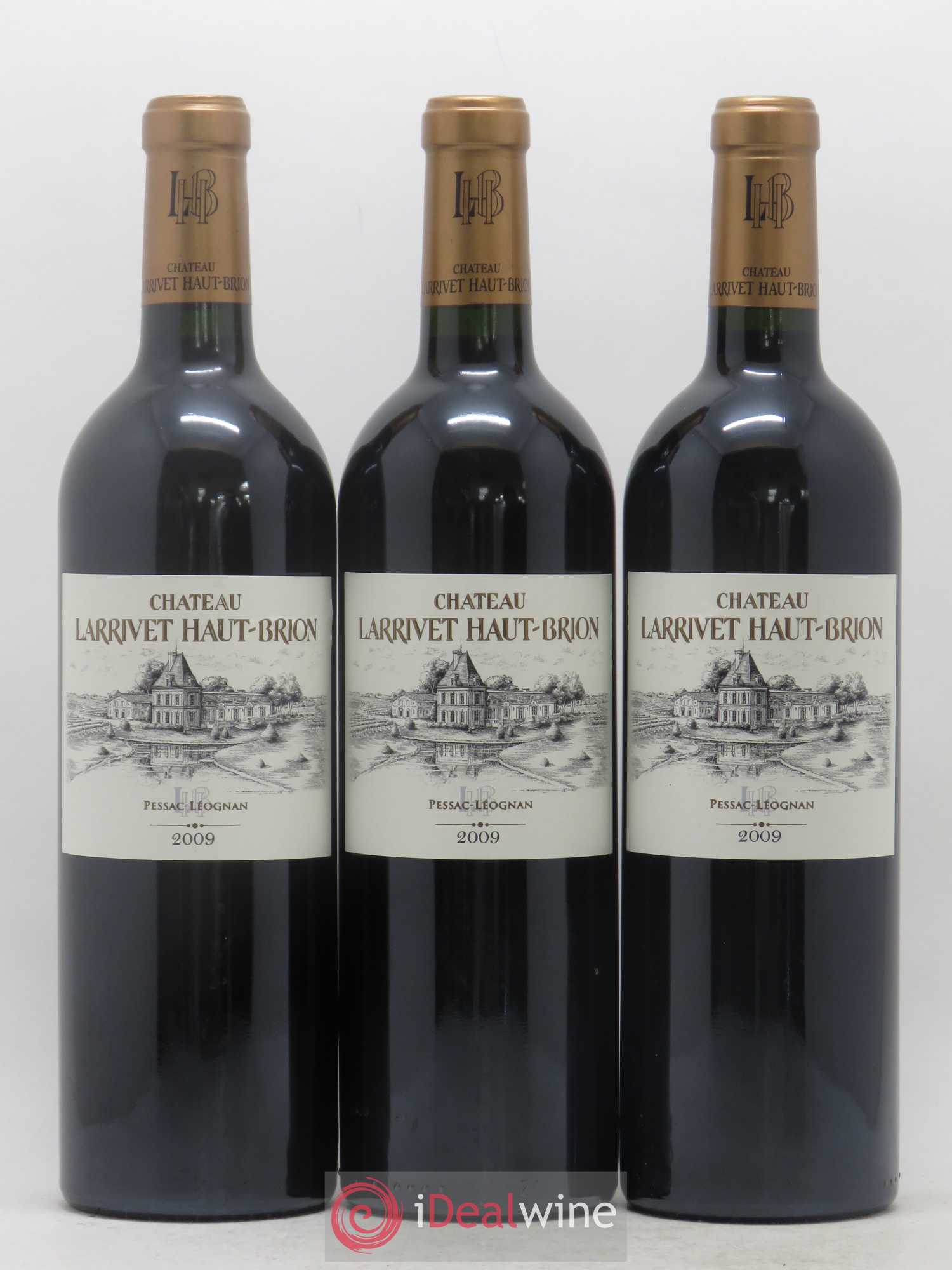 Château Larrivet Haut-Brion 2009 - Lot de 12 bouteilles - 2