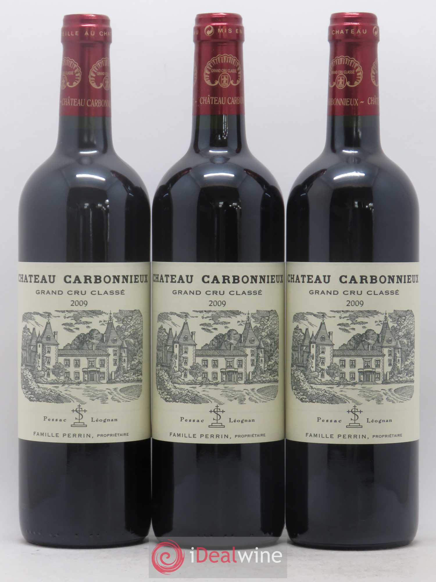 Château Carbonnieux Cru Classé de Graves 2009 - Lot de 12 bouteilles - 1