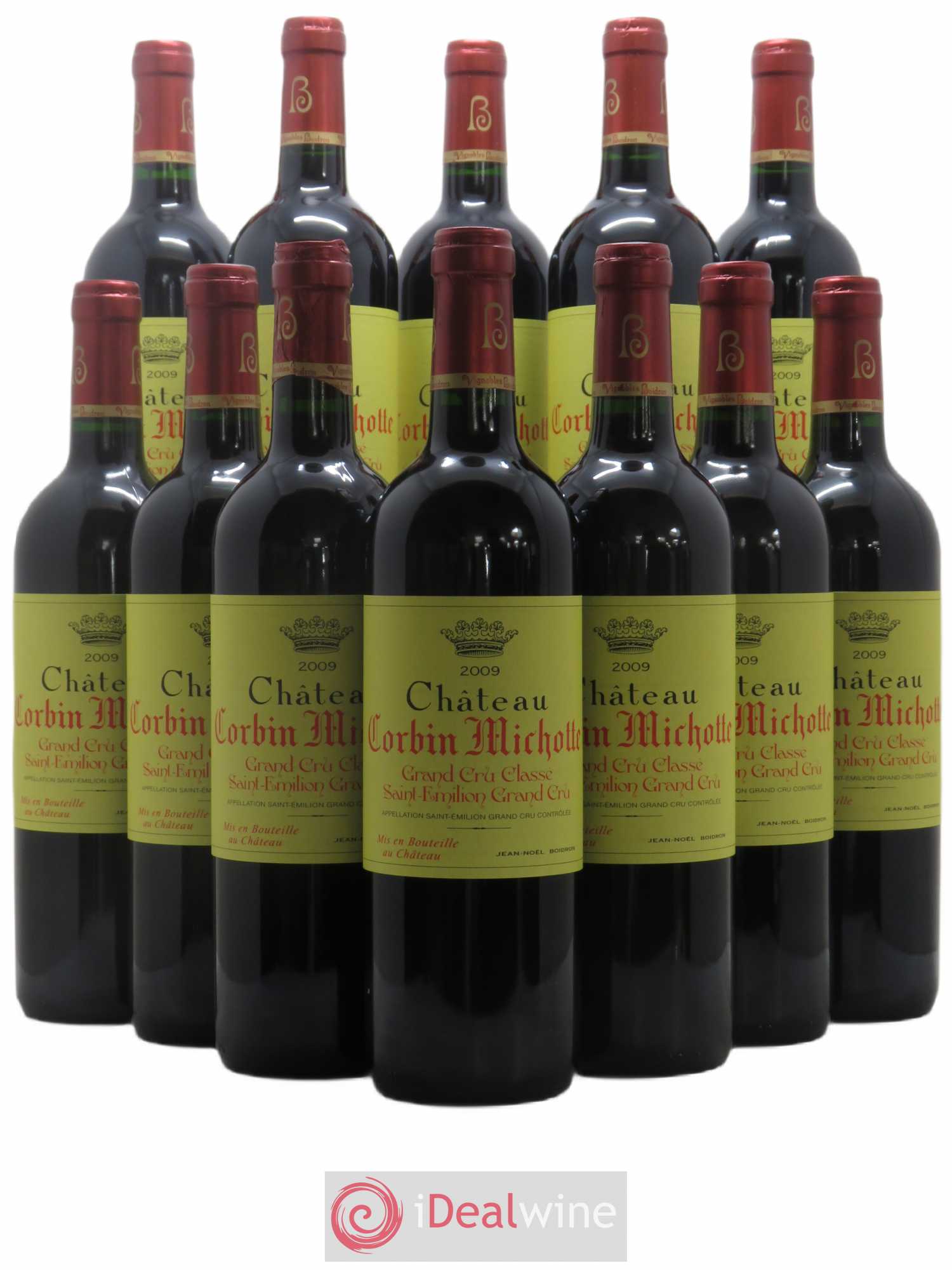 Château Corbin Michotte Grand Cru Classé 2009 - Lot de 12 bouteilles - 0
