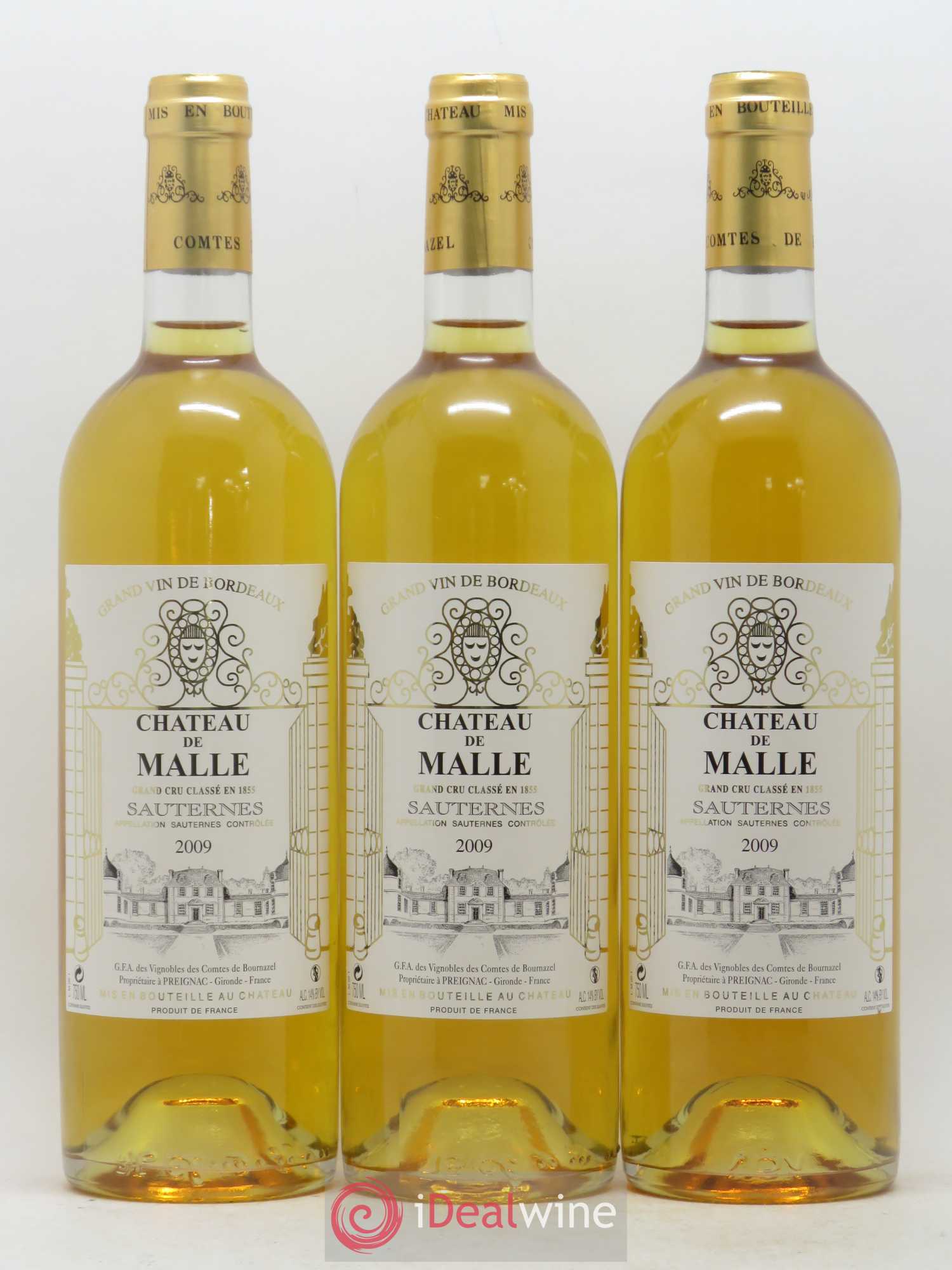 Château de Malle 2ème Grand Cru Classé 2009 - Lotto di 6 bottiglie - 2