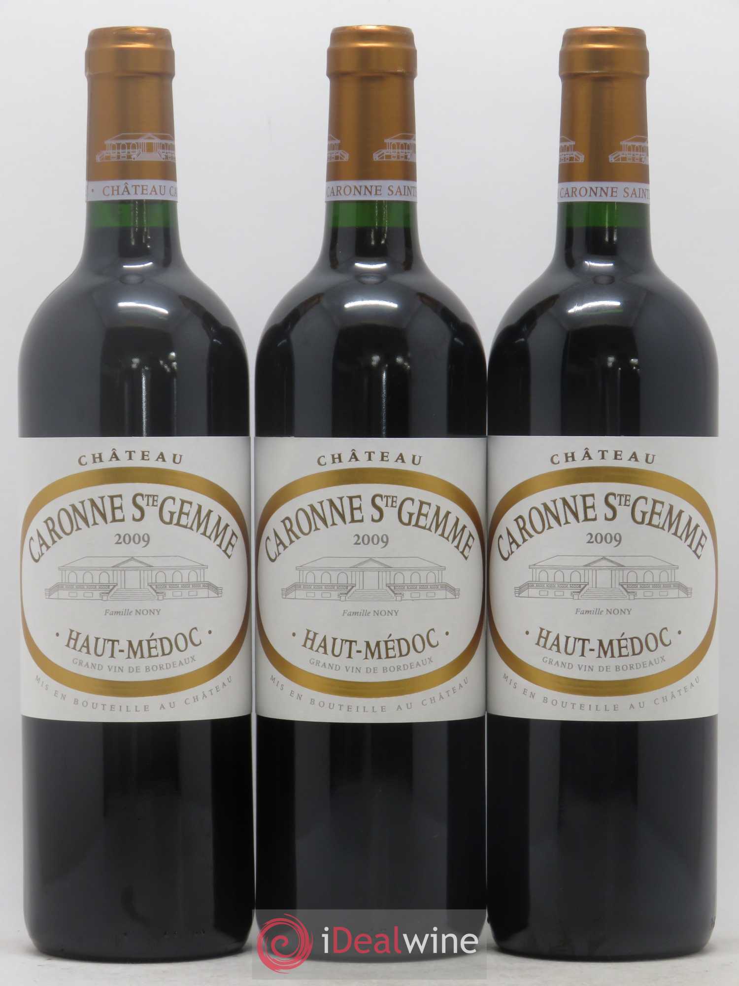 Château Caronne Sainte-Gemme Cru Bourgeois 2009 - Lot of 12 bottles - 1