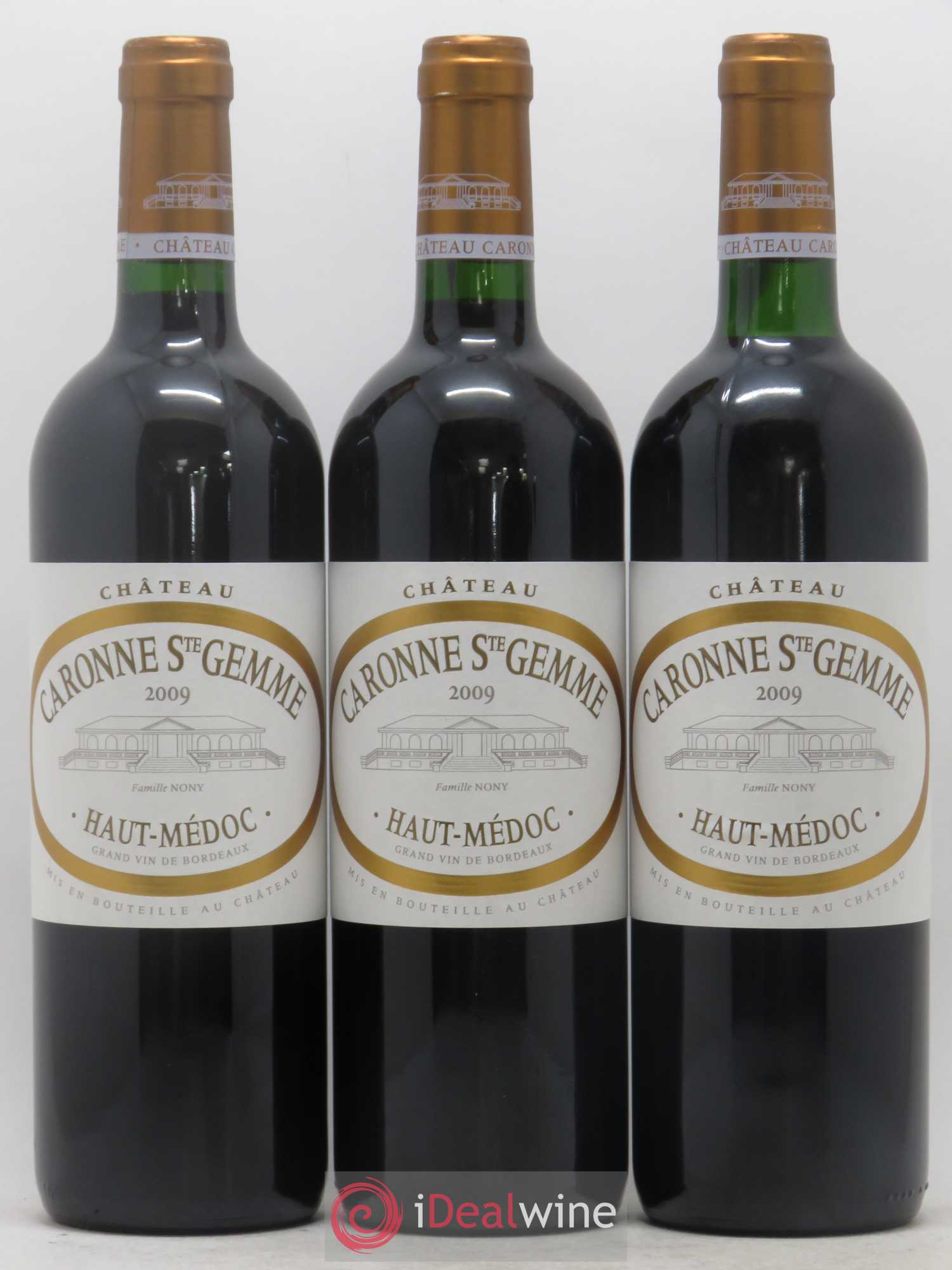 Château Caronne Sainte-Gemme Cru Bourgeois 2009 - Lot of 12 bottles - 3