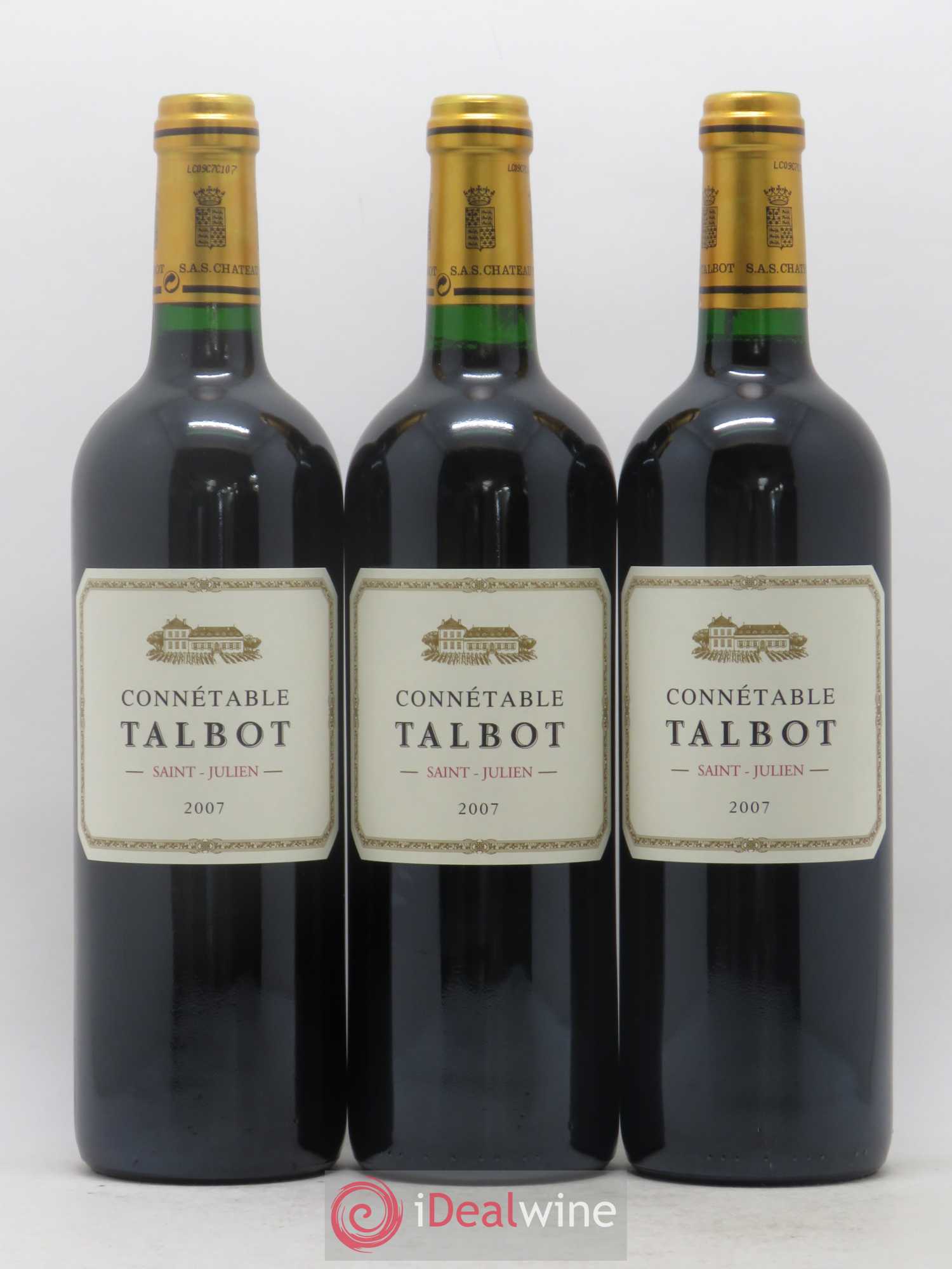 Connétable de Talbot Second Vin 2007 - Lot de 6 bouteilles - 1