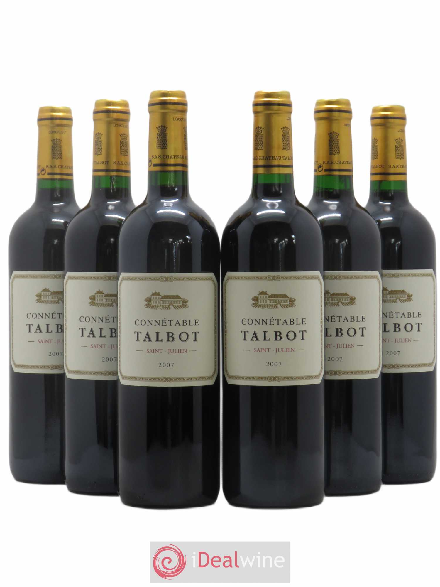 Connétable de Talbot Second Vin 2007 - Lot de 6 bouteilles - 0