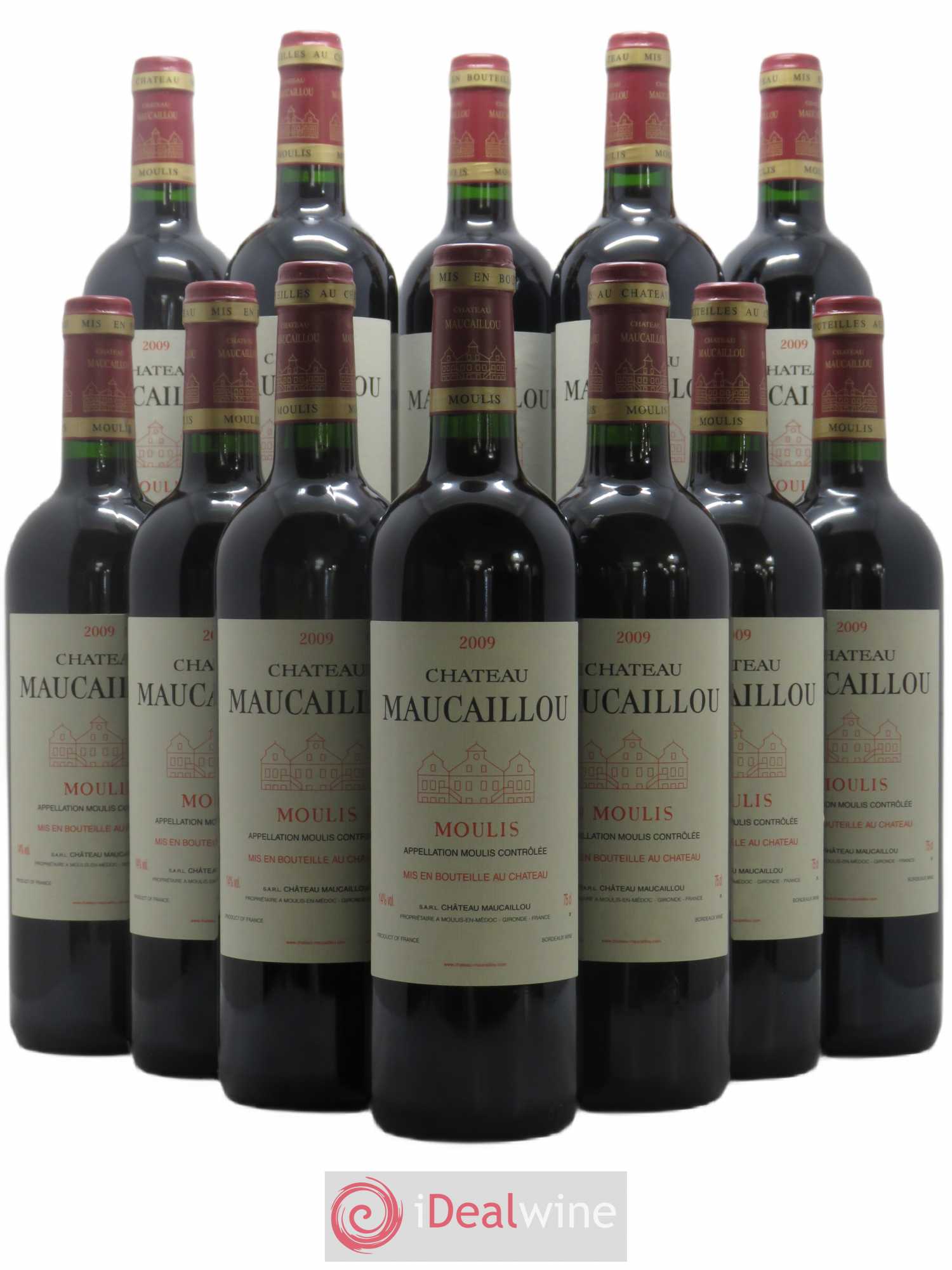 Château Maucaillou 2009 - Lot de 12 bouteilles - 0
