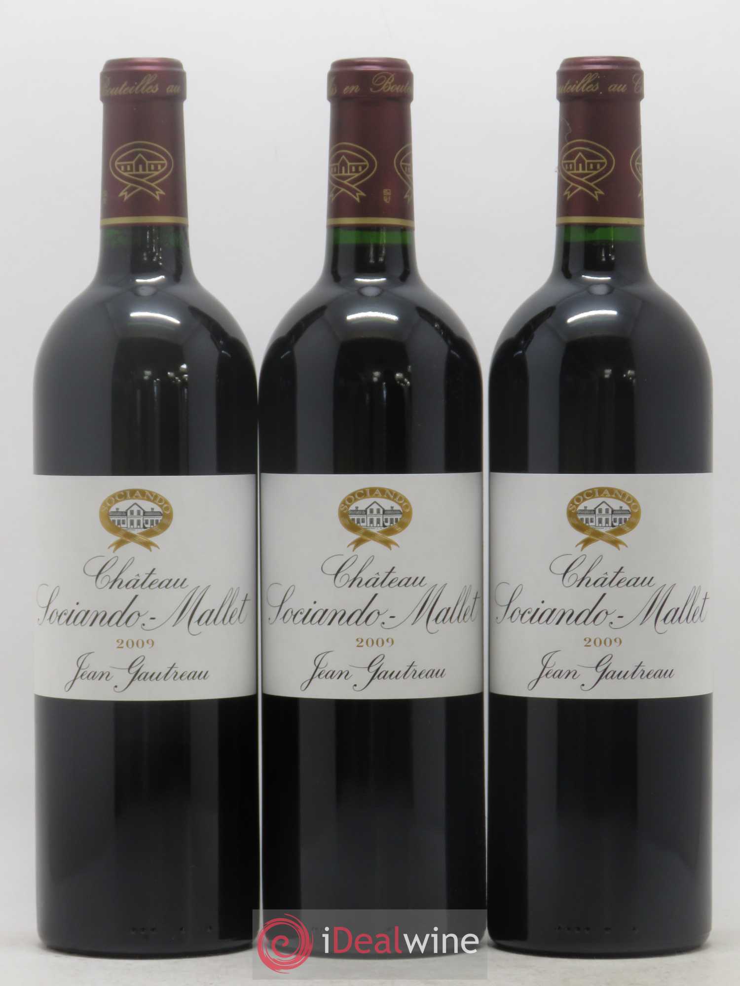 Château Sociando Mallet 2009 - Lot de 6 bouteilles - 1