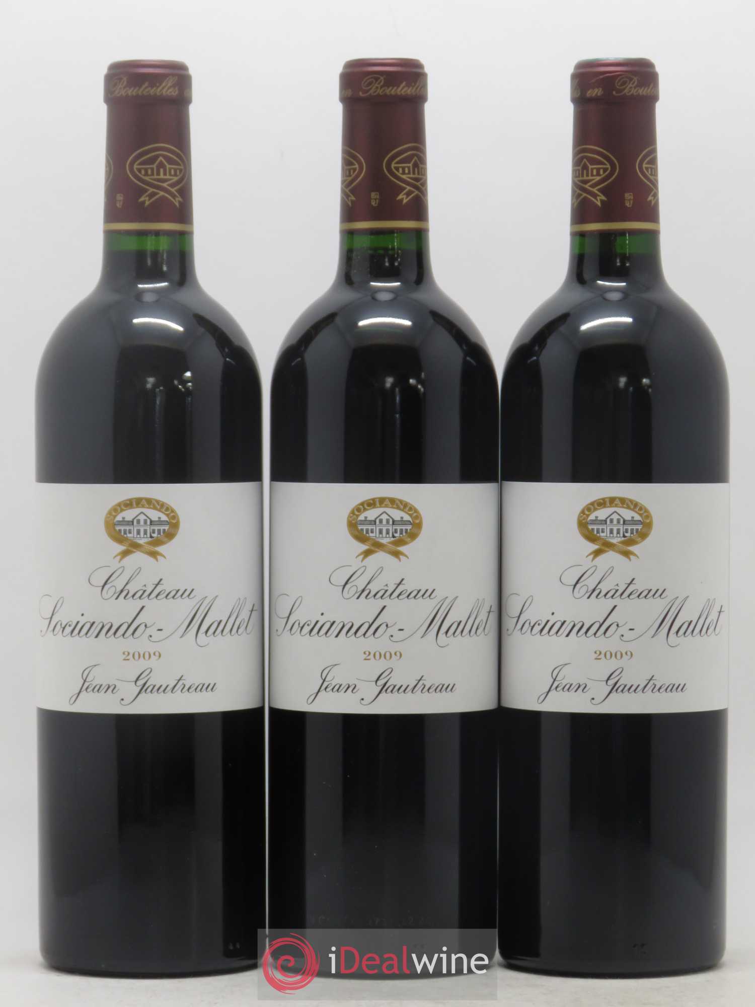 Château Sociando Mallet 2009 - Lot de 6 bouteilles - 2