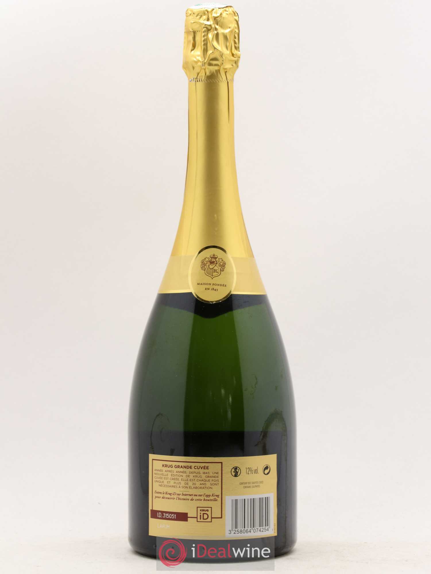 Grande Cuvée - 163ème édition Krug - Lot of 1 bottle - 1