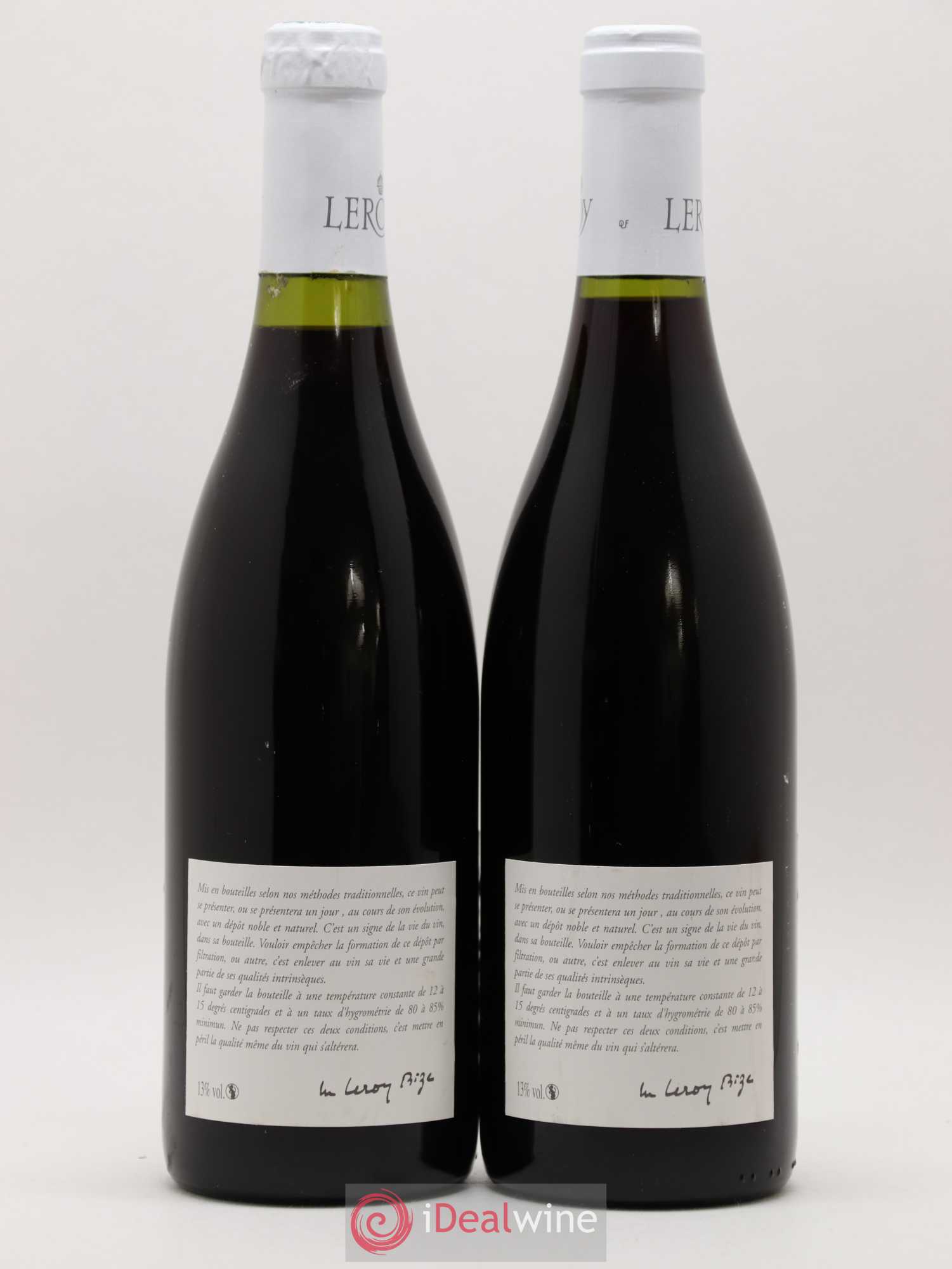 Chorey-lès-Beaune Leroy SA 2009 - Lot de 2 bouteilles - 1