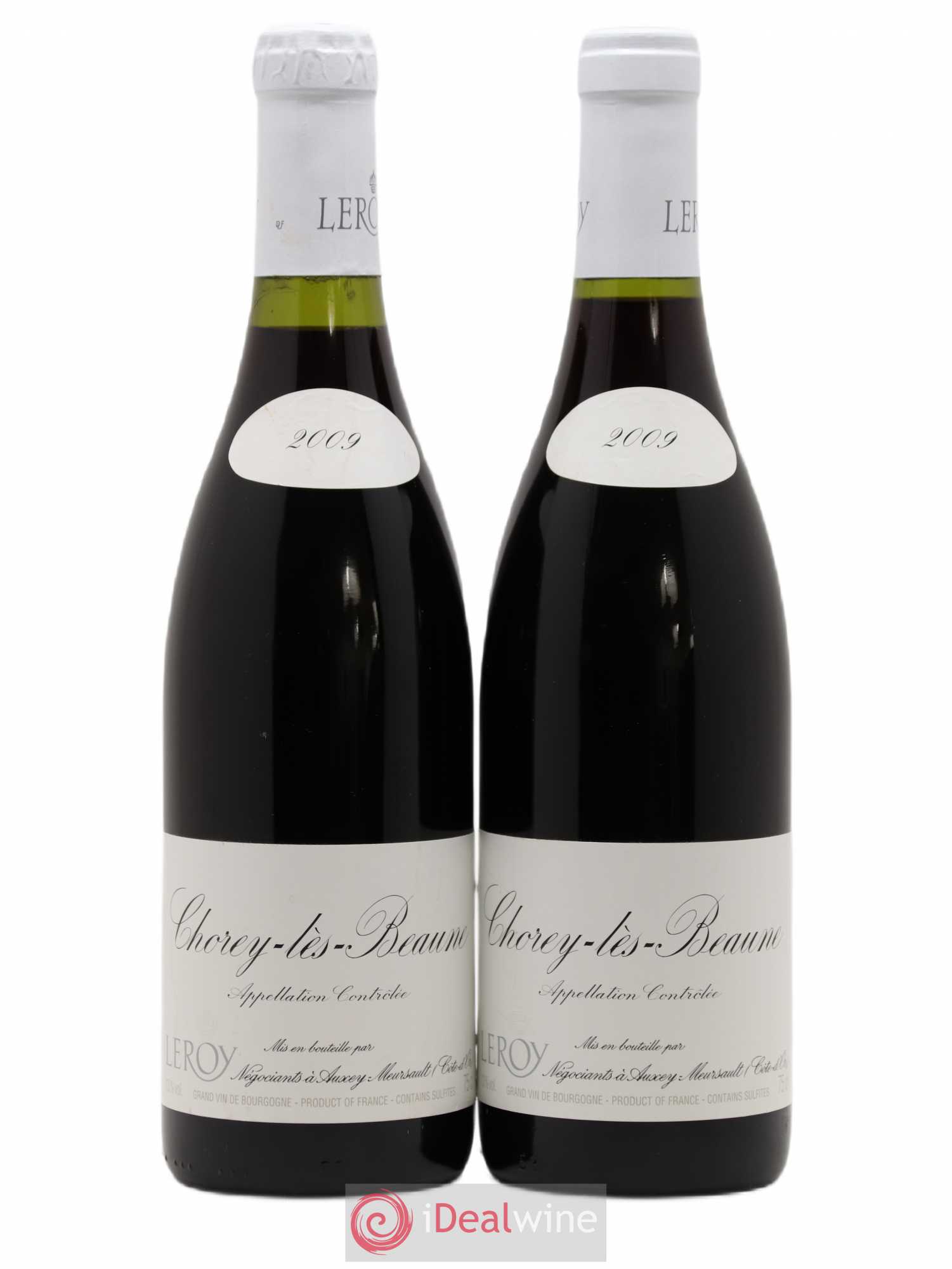 Chorey-lès-Beaune Leroy SA 2009 - Lot de 2 bouteilles - 0