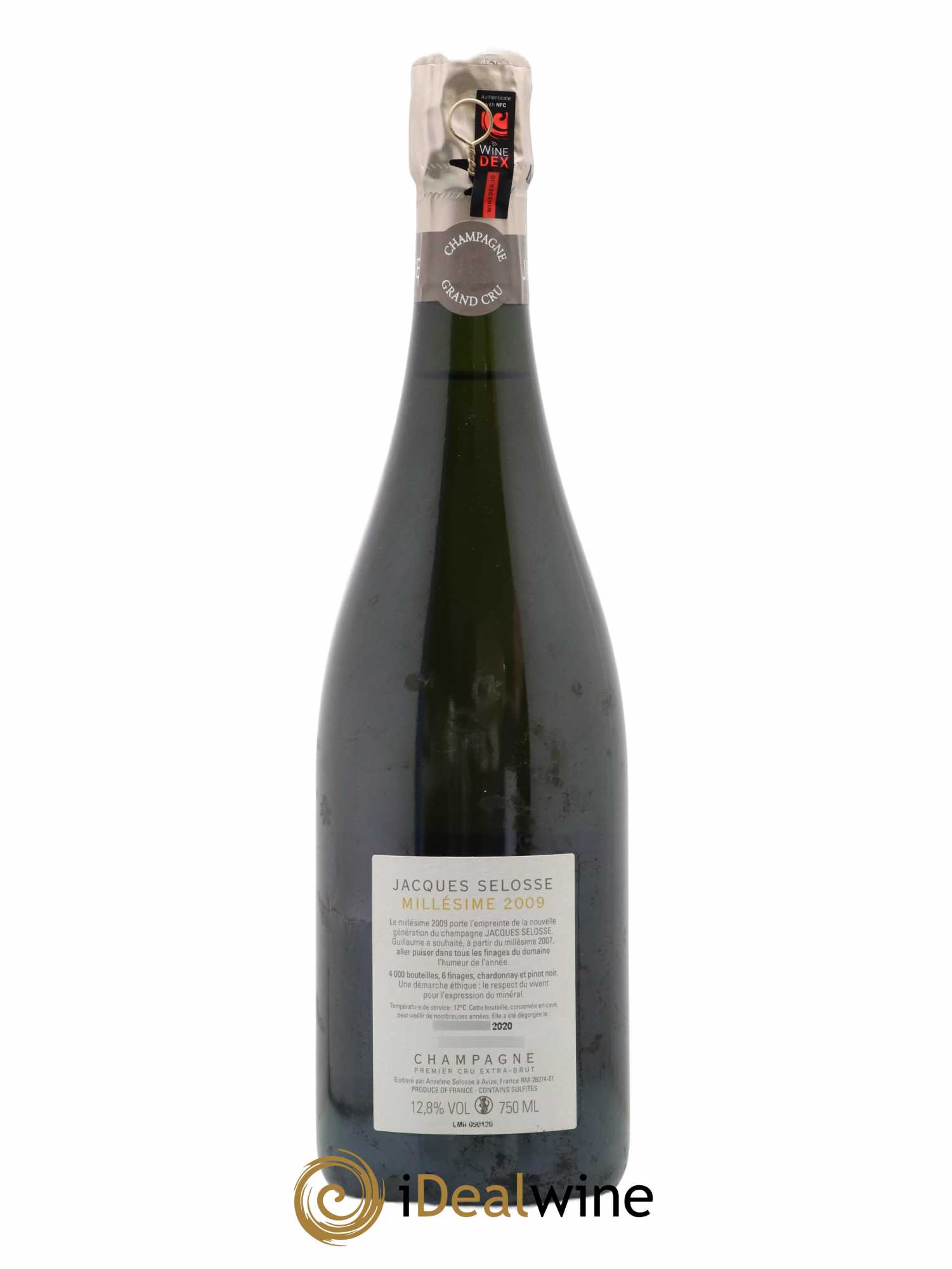1er Cru Millésimé Extra-Brut Jacques Selosse 2009 - Lot de 1 bouteille - 1