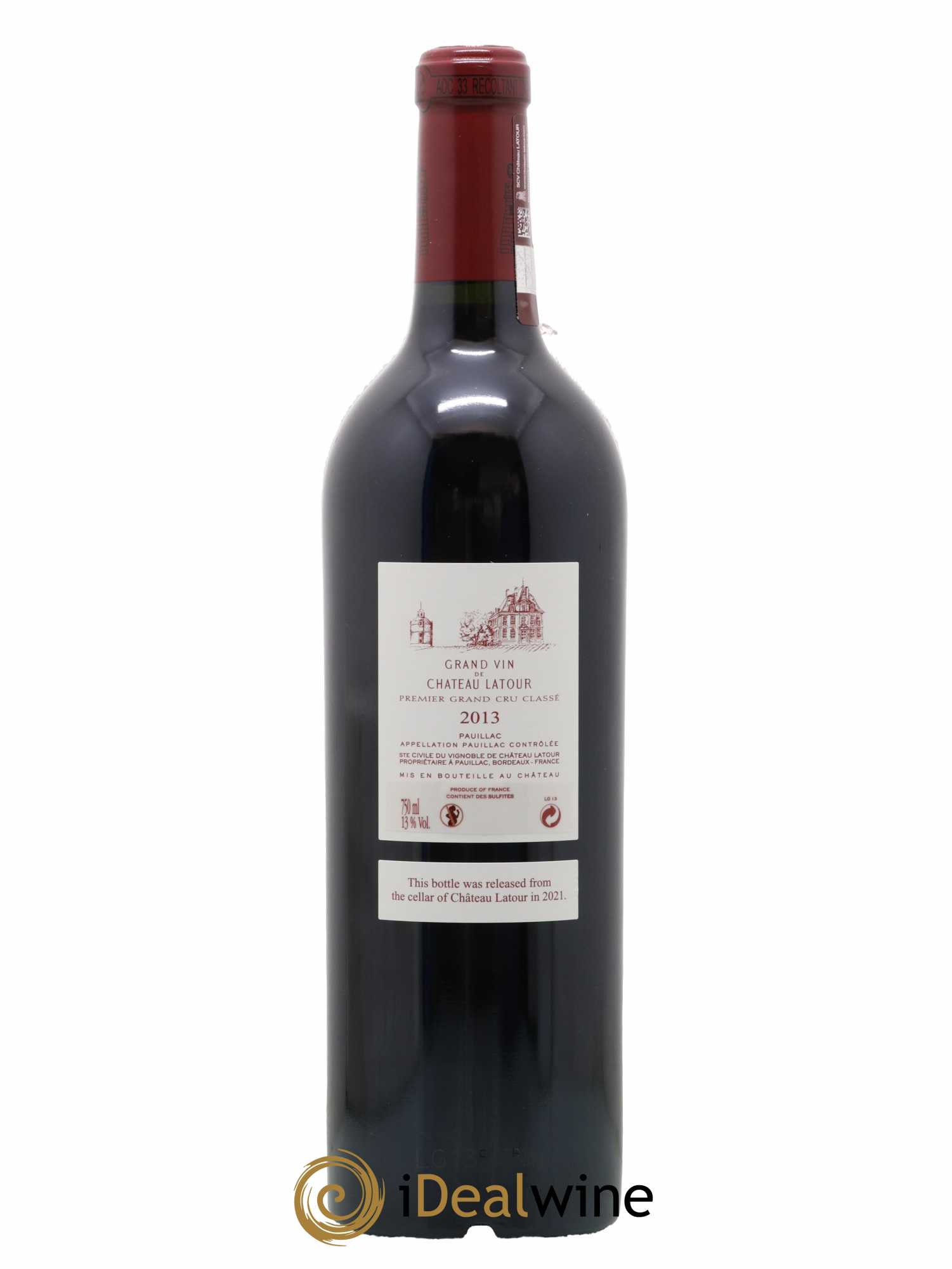 Château Latour 1er Grand Cru Classé 2013 - Lot de 1 bouteille - 1