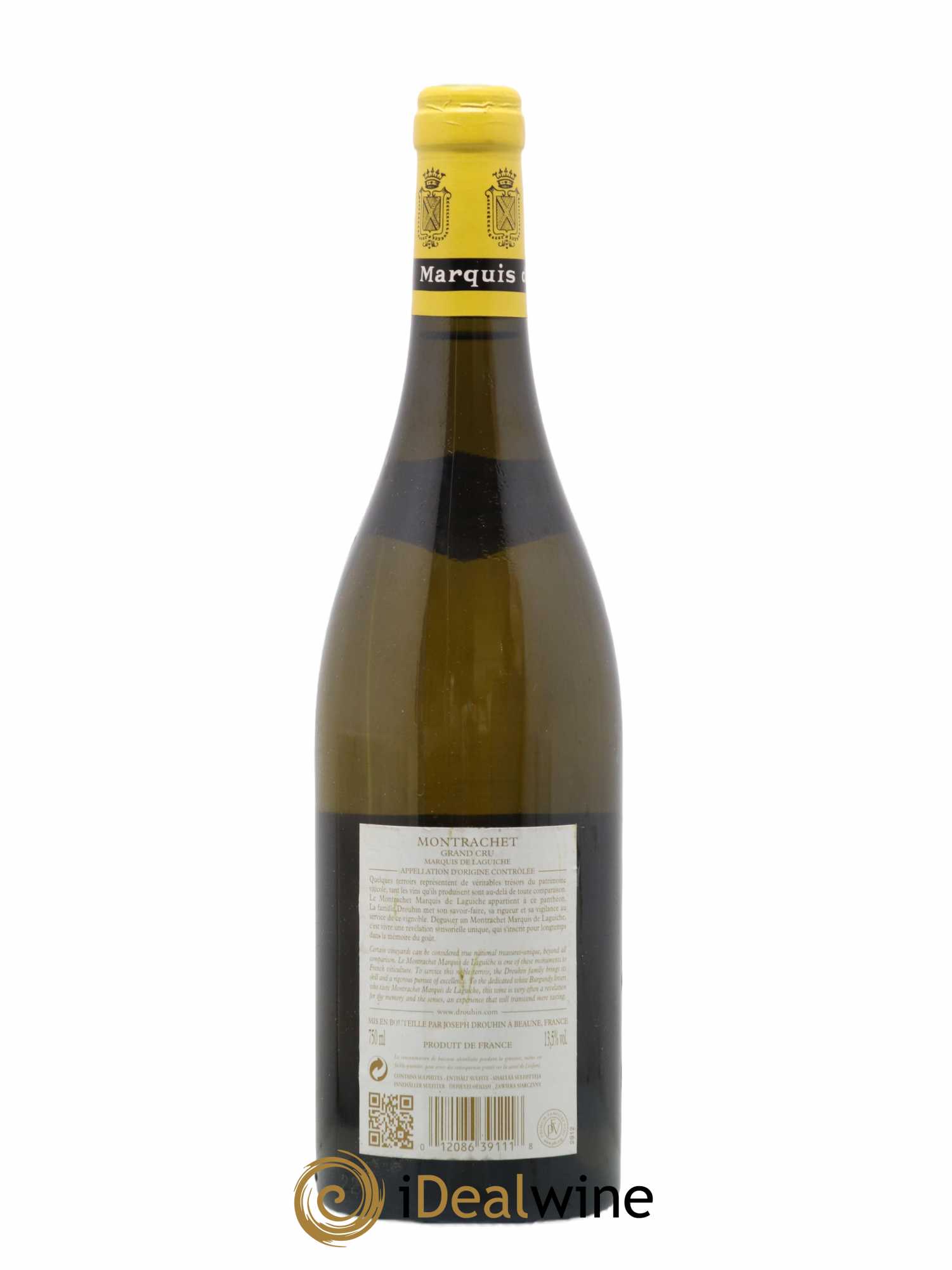Montrachet Grand Cru Marquis de Laguiche Joseph Drouhin 2015 - Lot de 1 bouteille - 1