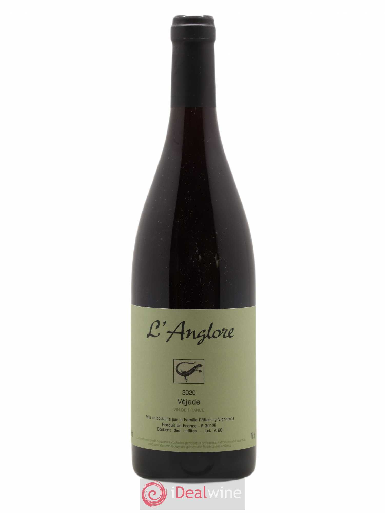 Vin de France Véjade L'Anglore 2020 - Lot de 1 bouteille - 0