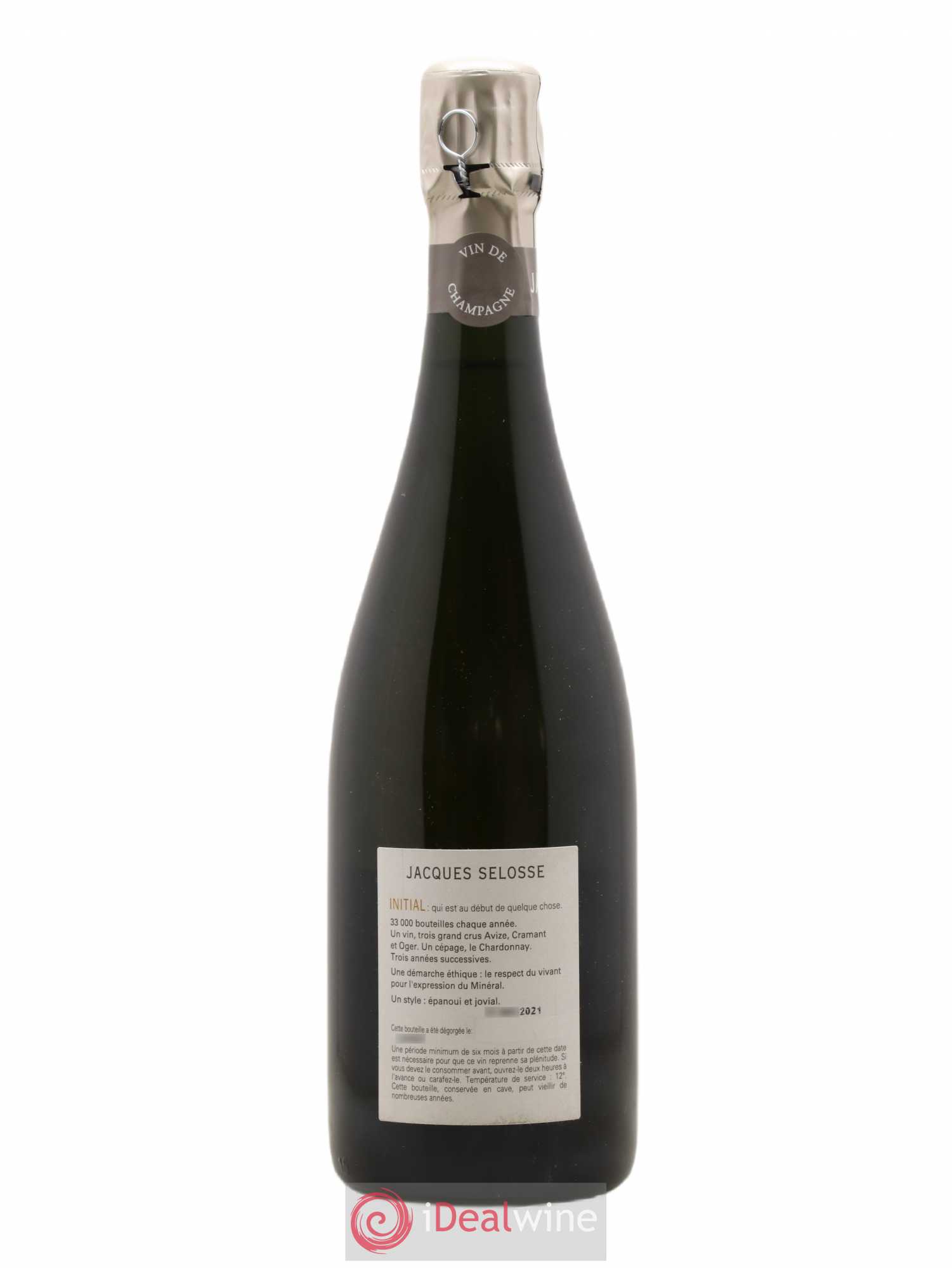 Initial Brut Jacques Selosse - Lot de 1 bouteille - 1