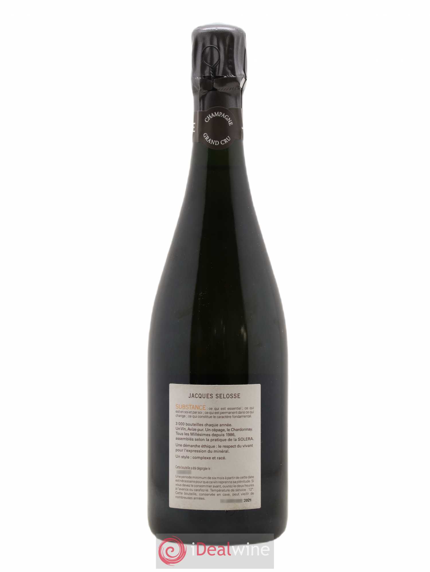 Substance Jacques Selosse - Lot de 1 bouteille - 1
