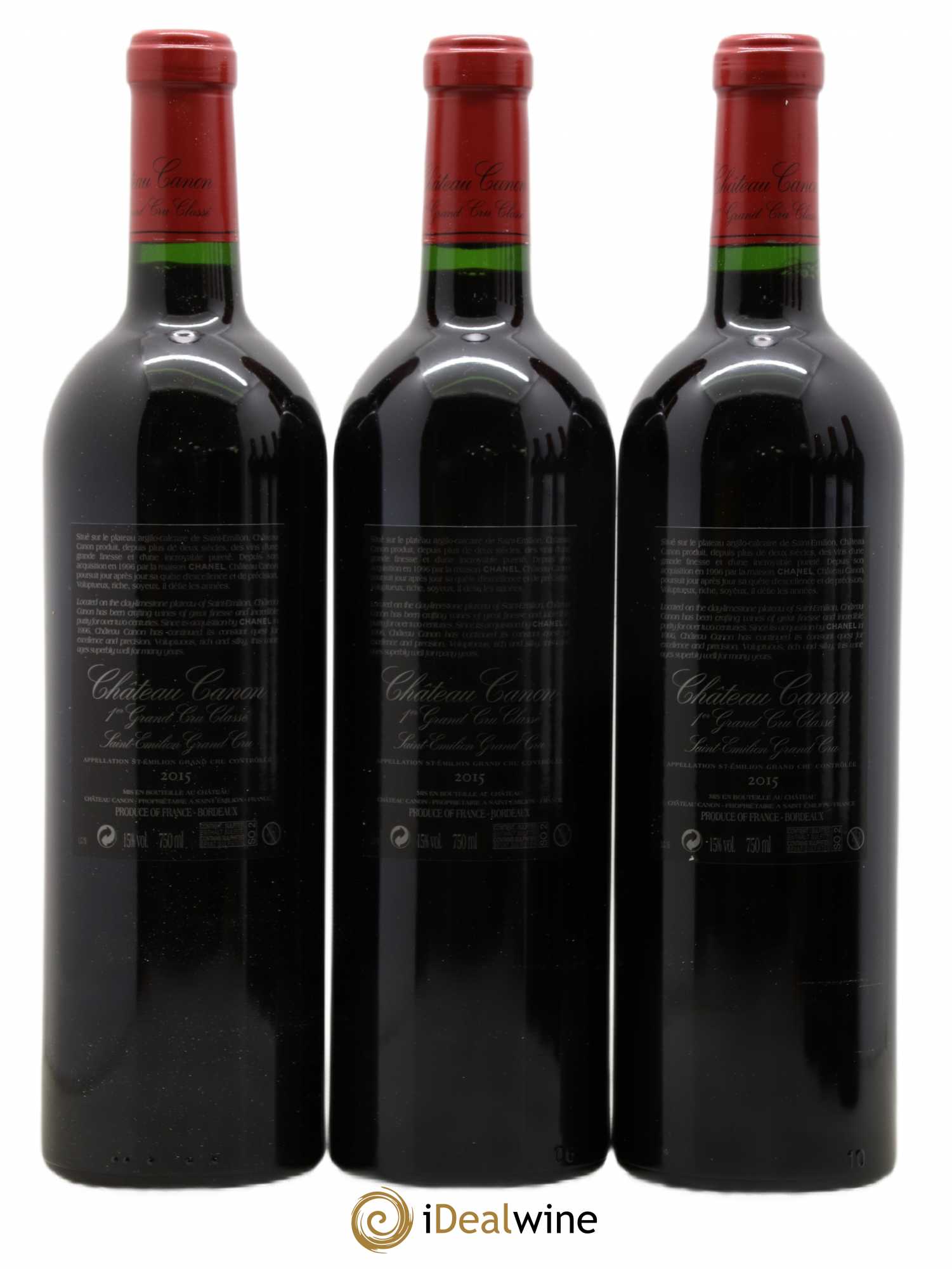 Château Canon 1er Grand Cru Classé B 2015 - Lot de 6 bouteilles - 2