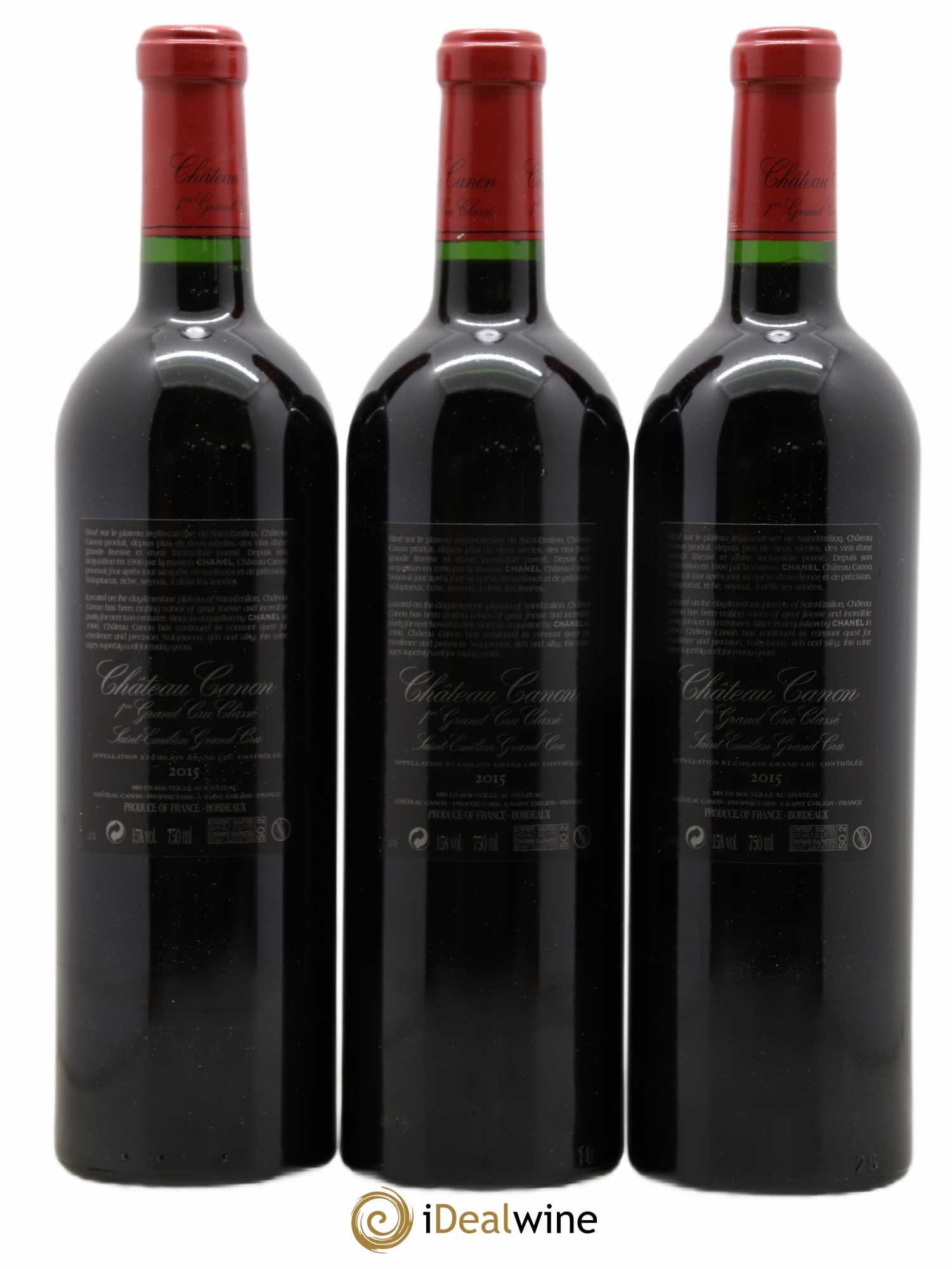 Château Canon 1er Grand Cru Classé B 2015 - Lot de 6 bouteilles - 4