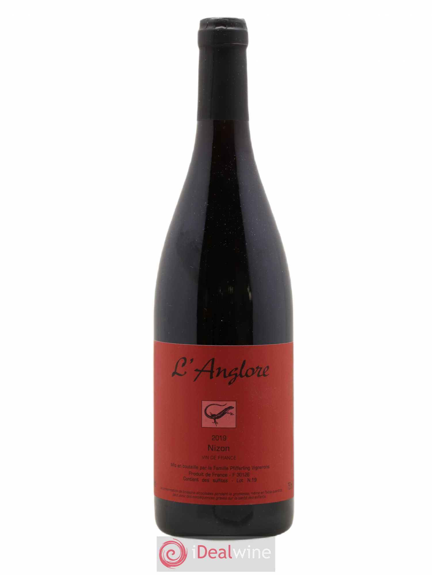 Vin de France Nizon L'Anglore 2019 - Lot de 1 bouteille - 0