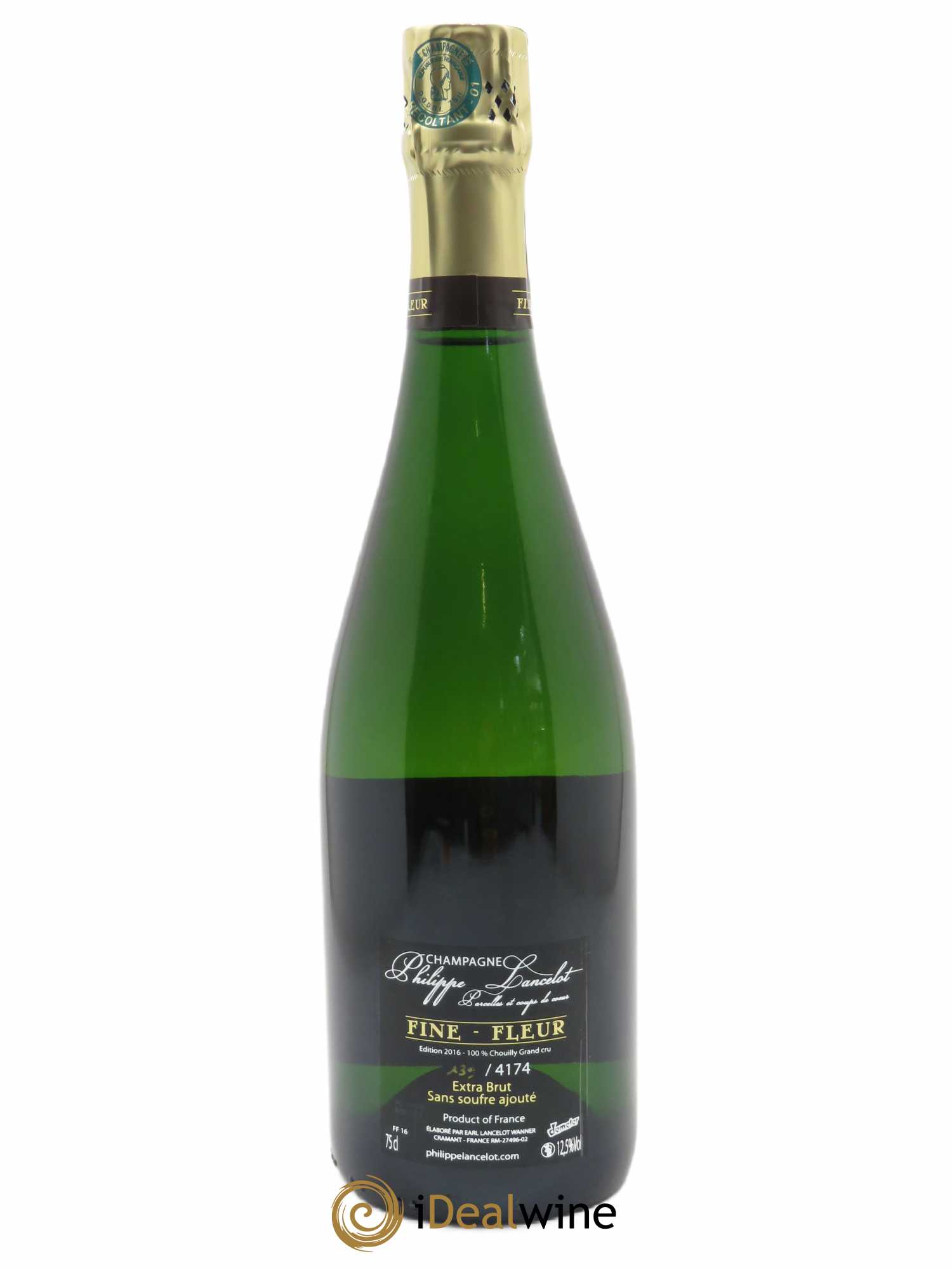 Fine Fleur Grand Cru Extra-Brut Philippe Lancelot 2016 - Lot of 1 bottle - 1
