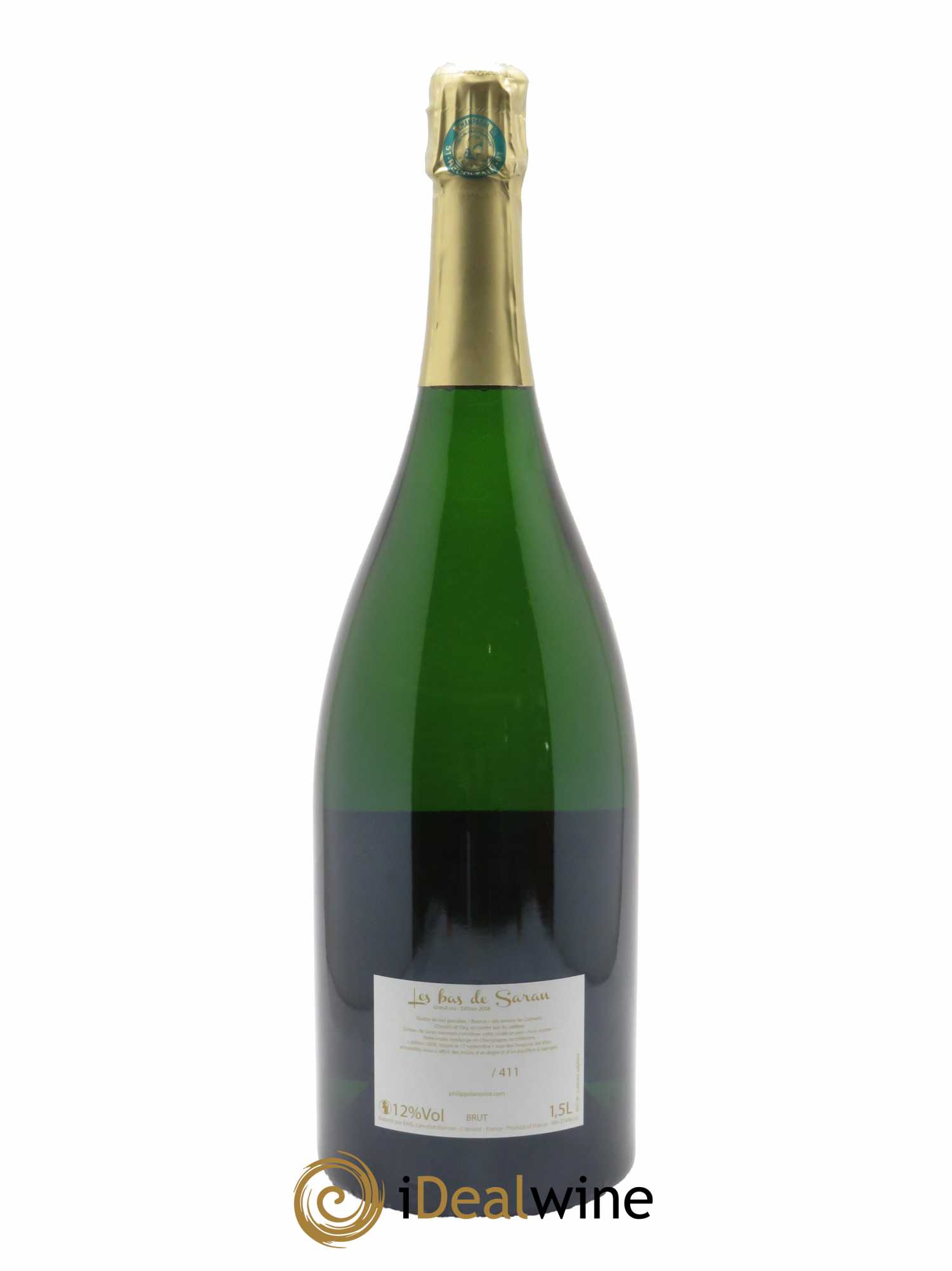Les Bas de Saran Extra-Brut Philippe Lancelot 2008 - Lot de 1 magnum - 1