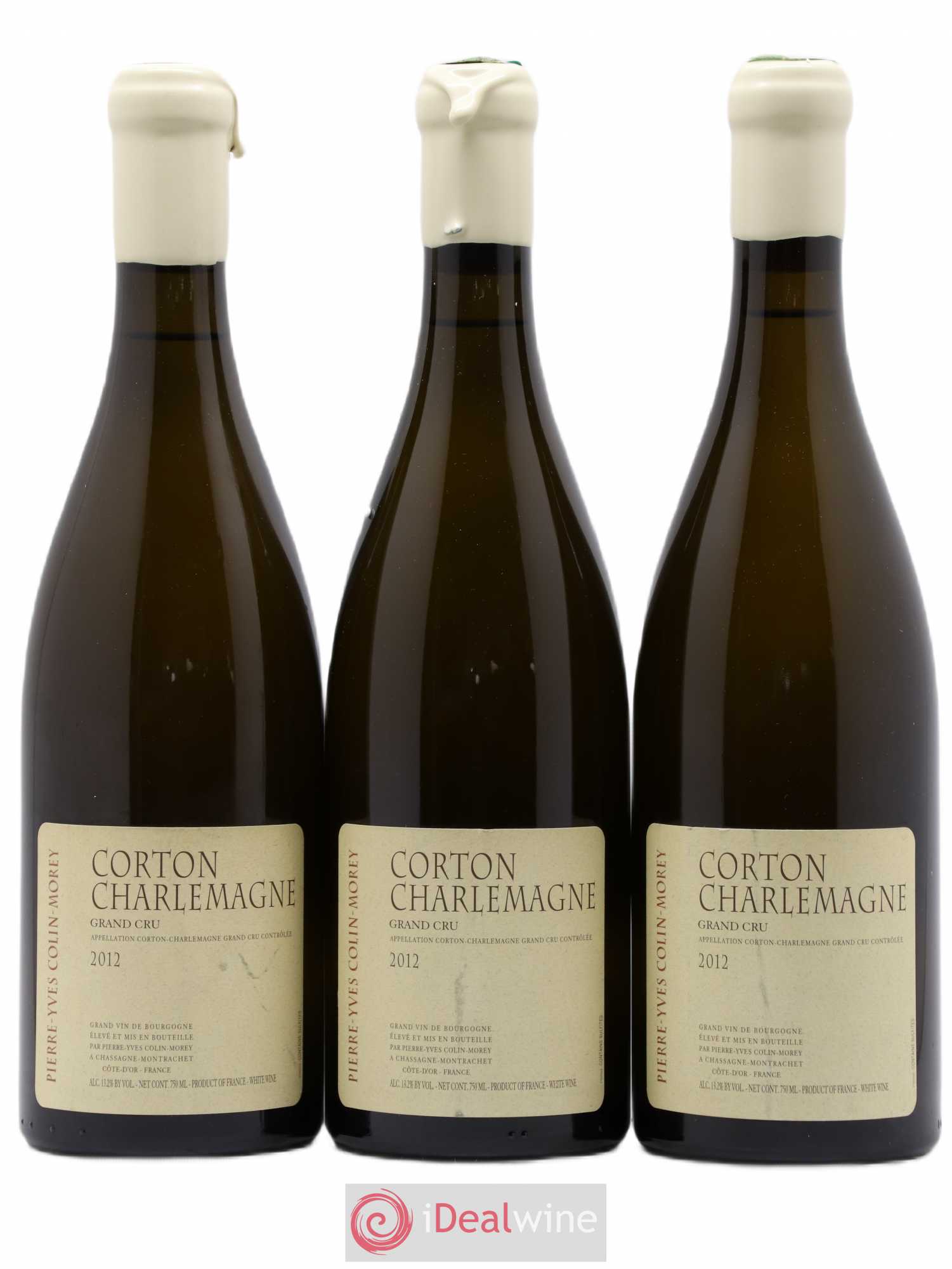 Corton-Charlemagne Grand Cru Pierre-Yves Colin Morey 2012 - Lot de 3 bouteilles - 0